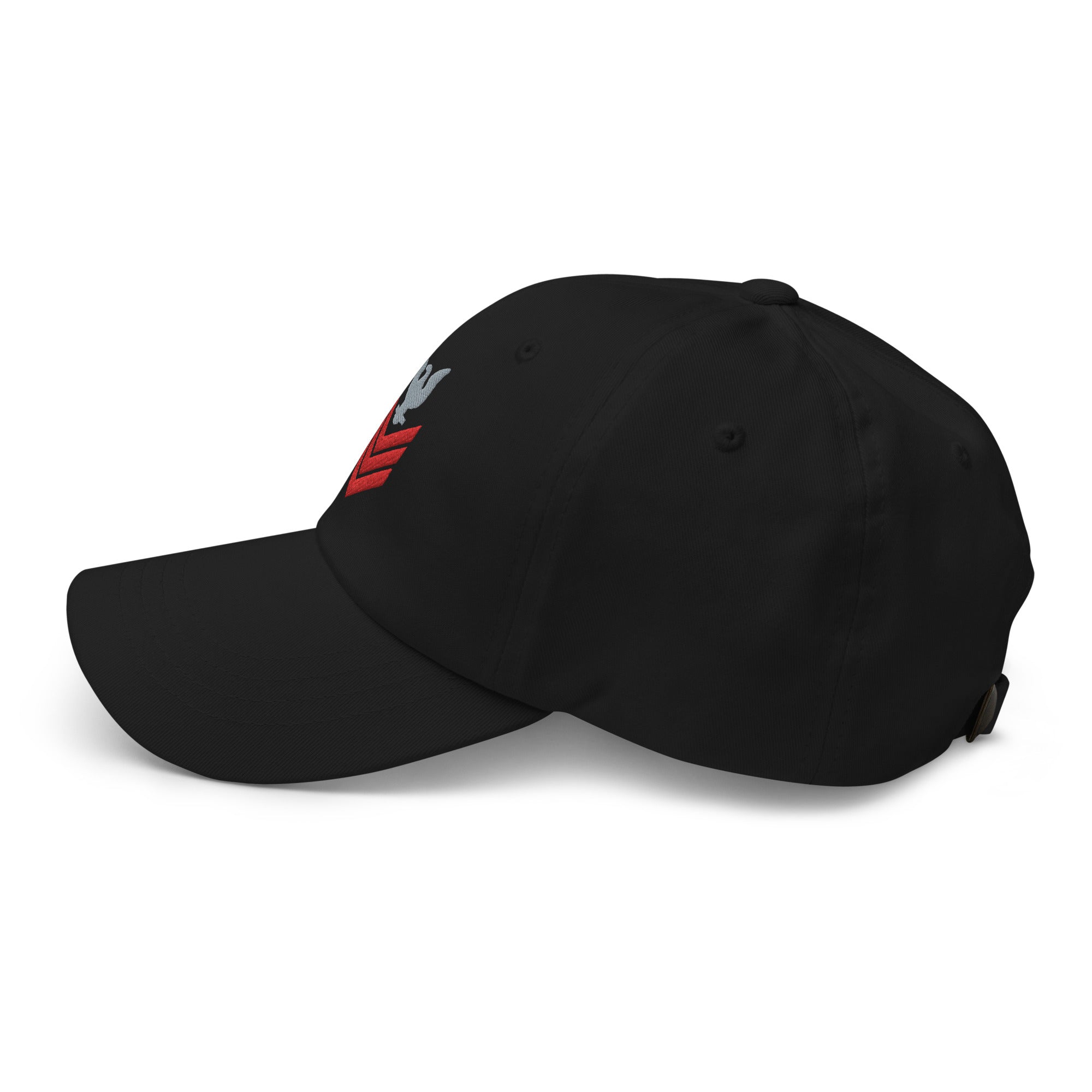 US Navy E-6 Red Stripe Insignia Embroidered Dad Hat