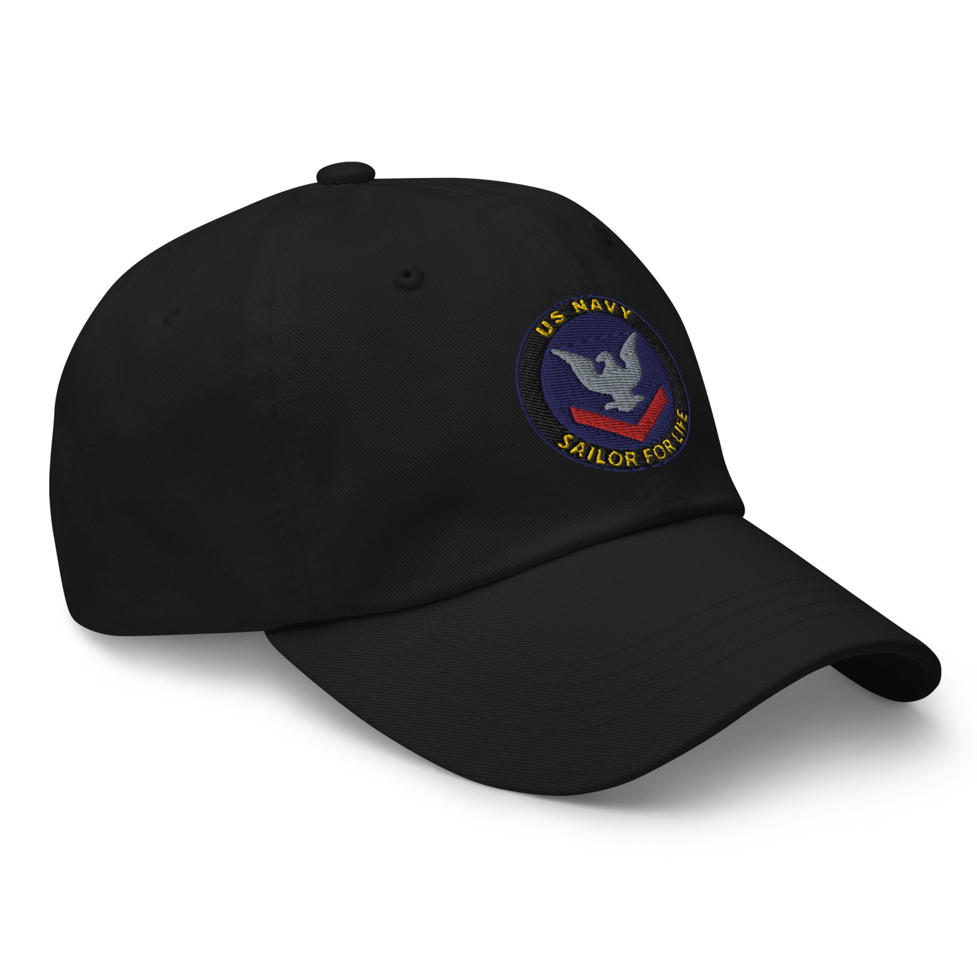 US Navy E-4 Sailor For Life Embroidered Dad Hat