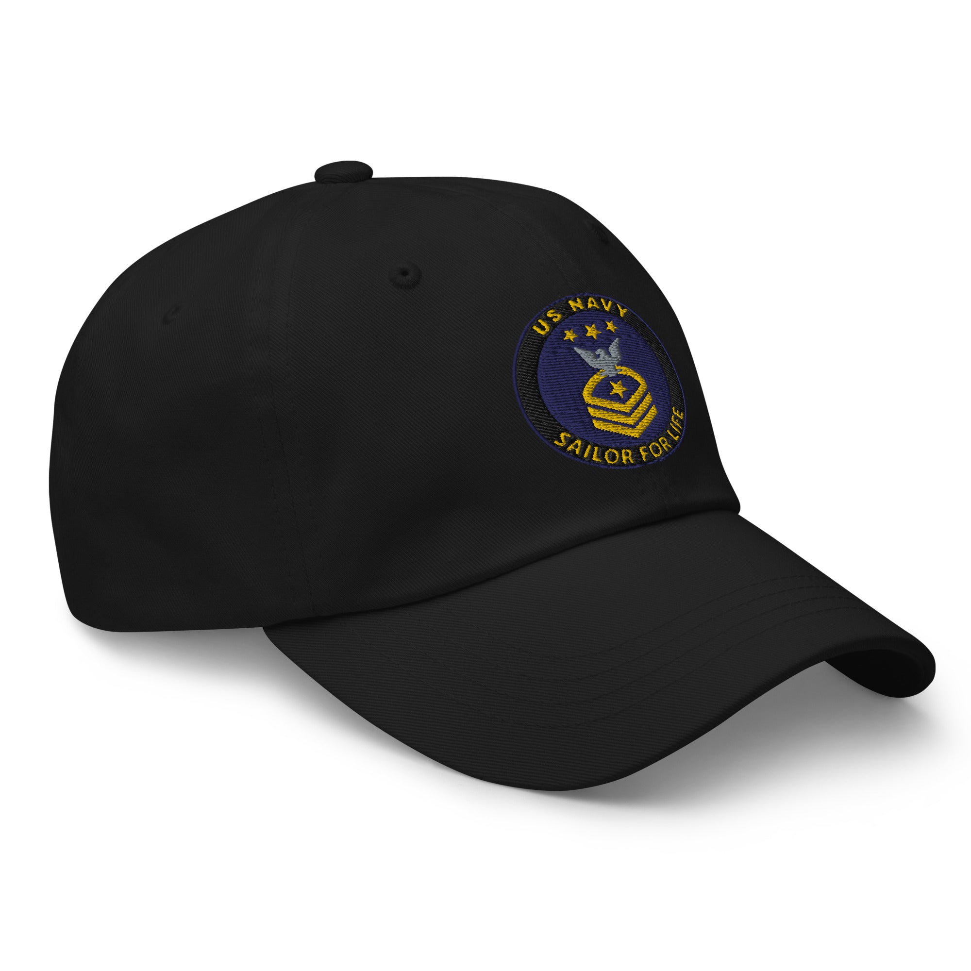 US Navy E-9 MCPON Sailor For Life Embroidered Dad Hat