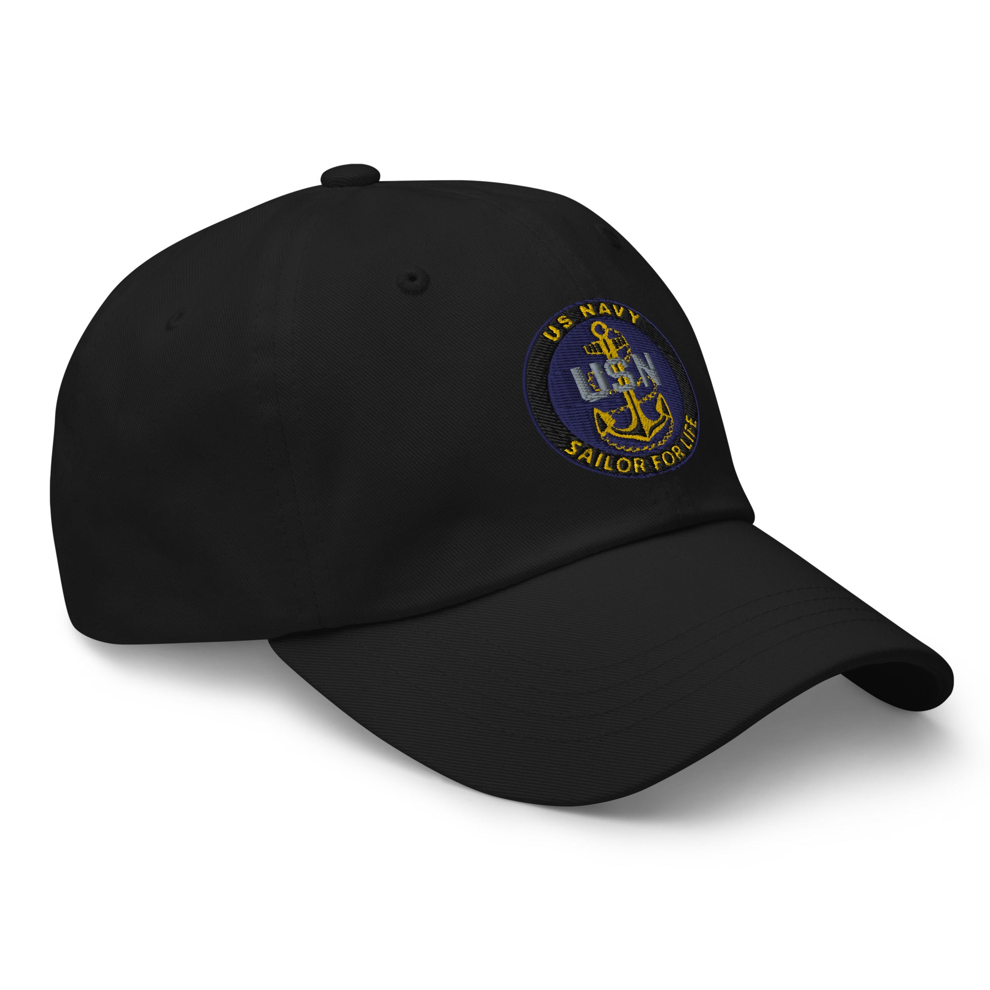 US Navy E-7 Sailor For Life Embroidered Dad Hat