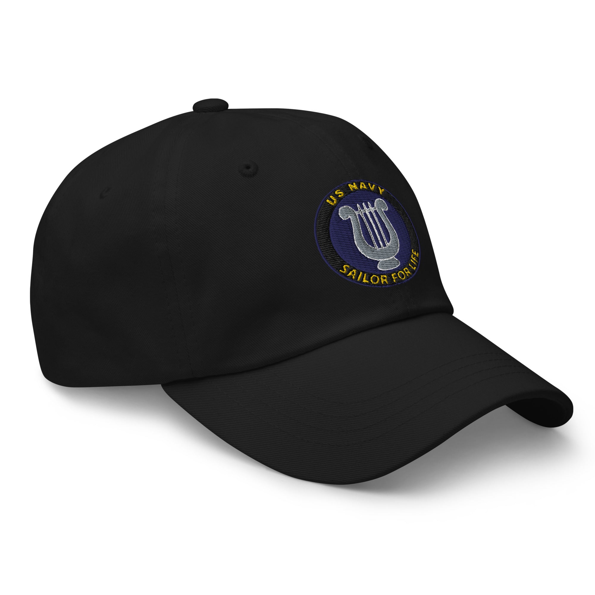 US Navy Musician Navy MU Sailor For Life Embroidered Dad Hat