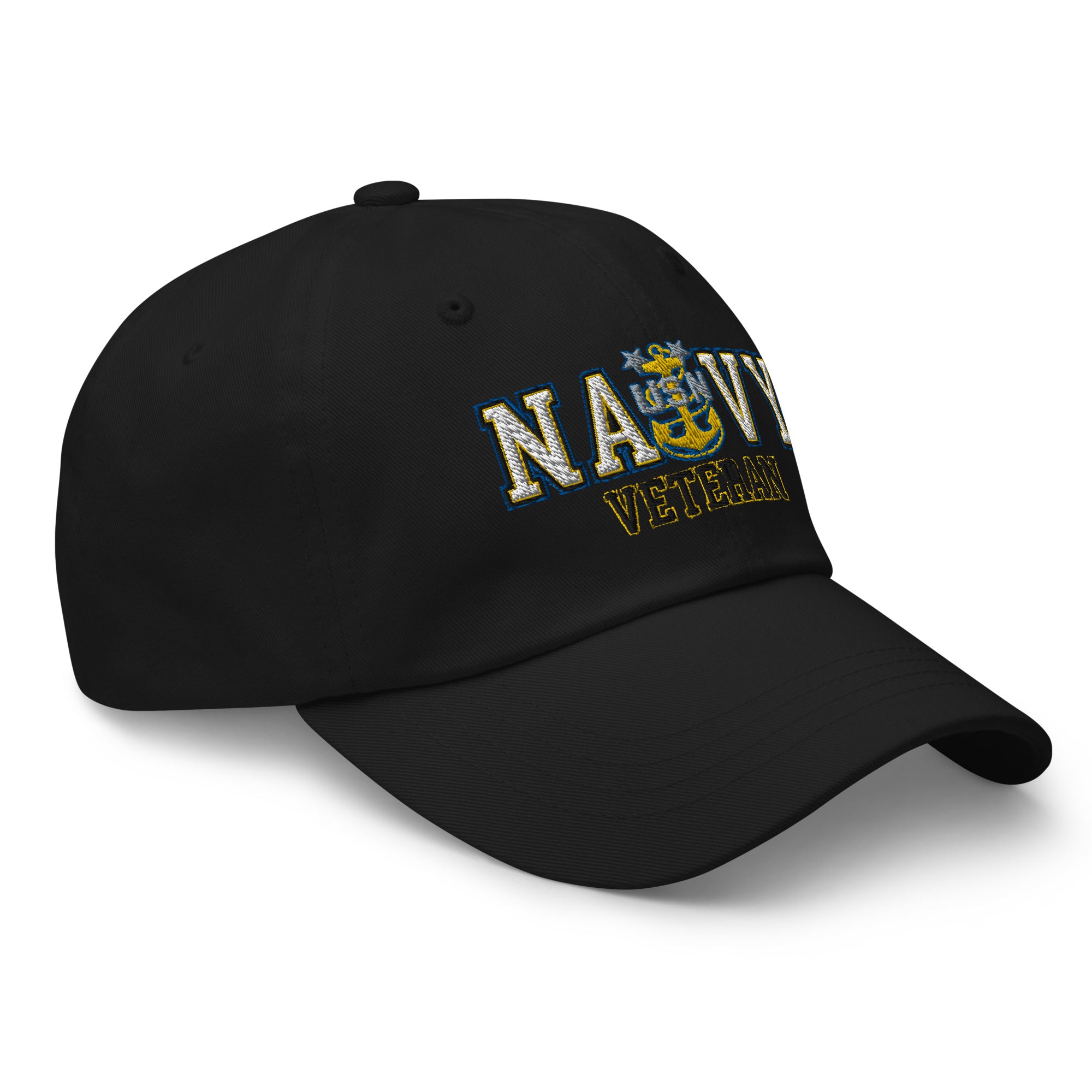 US Navy E-9 MCPO Veteran Embroidered Dad Hat