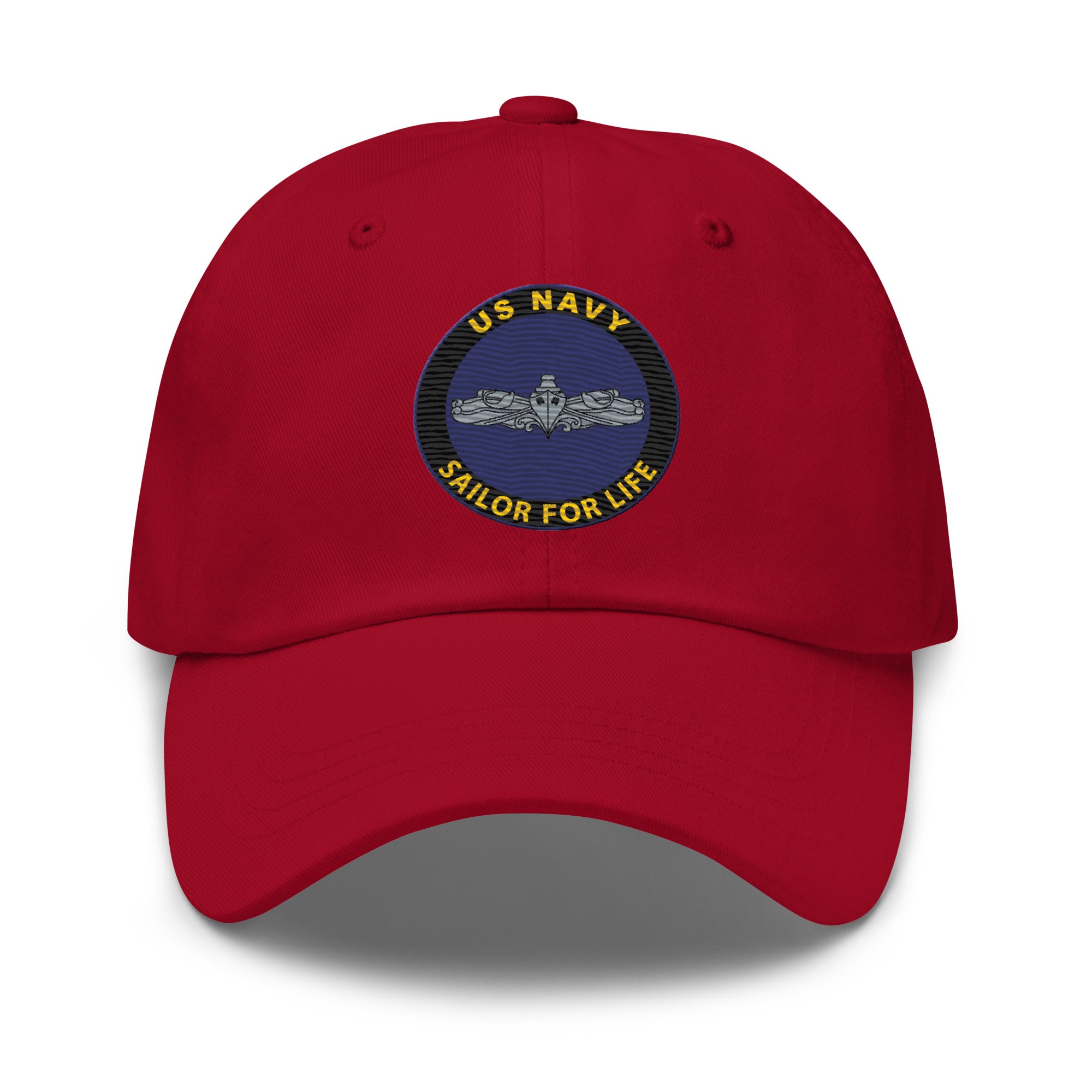 US Navy Surface Warfare Enlisted Sailor For Life Embroidered Dad Hat