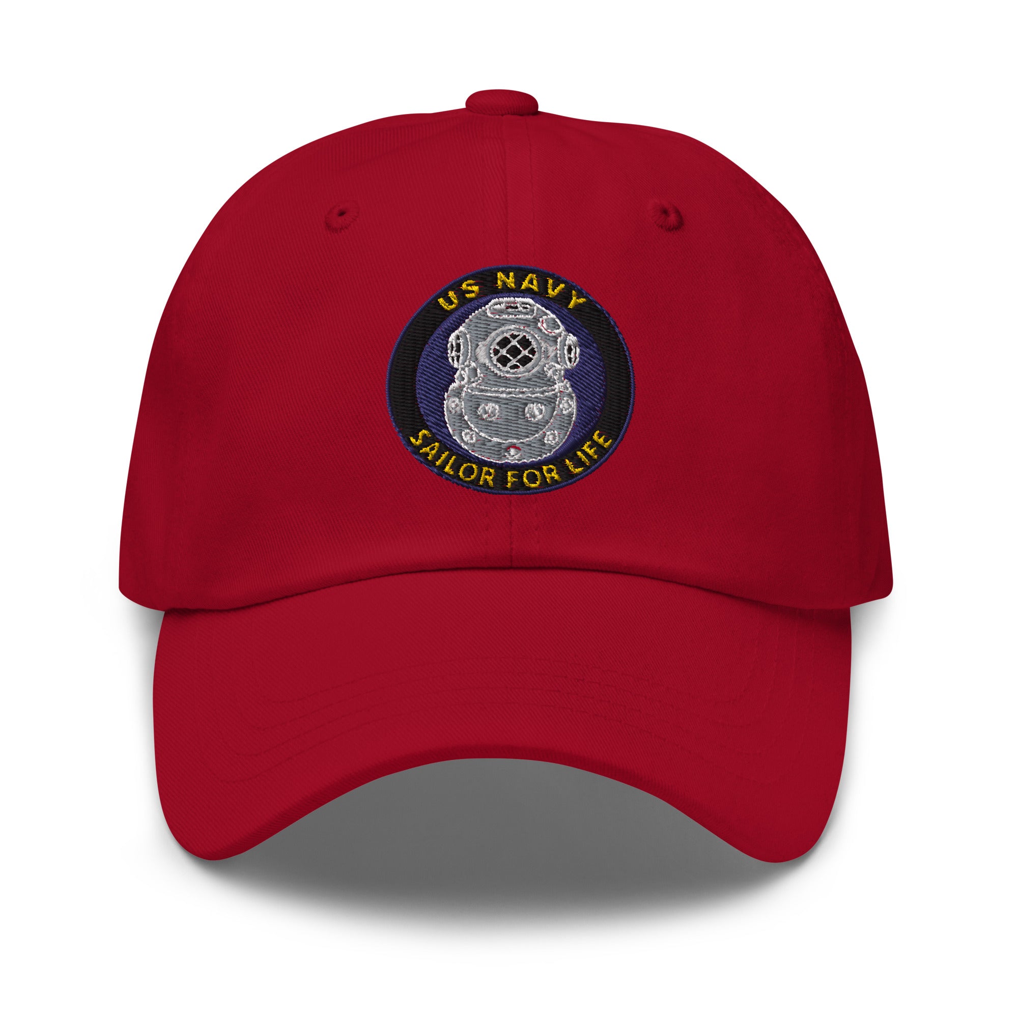 US Navy Diver Navy ND Sailor For Life Embroidered Dad Hat