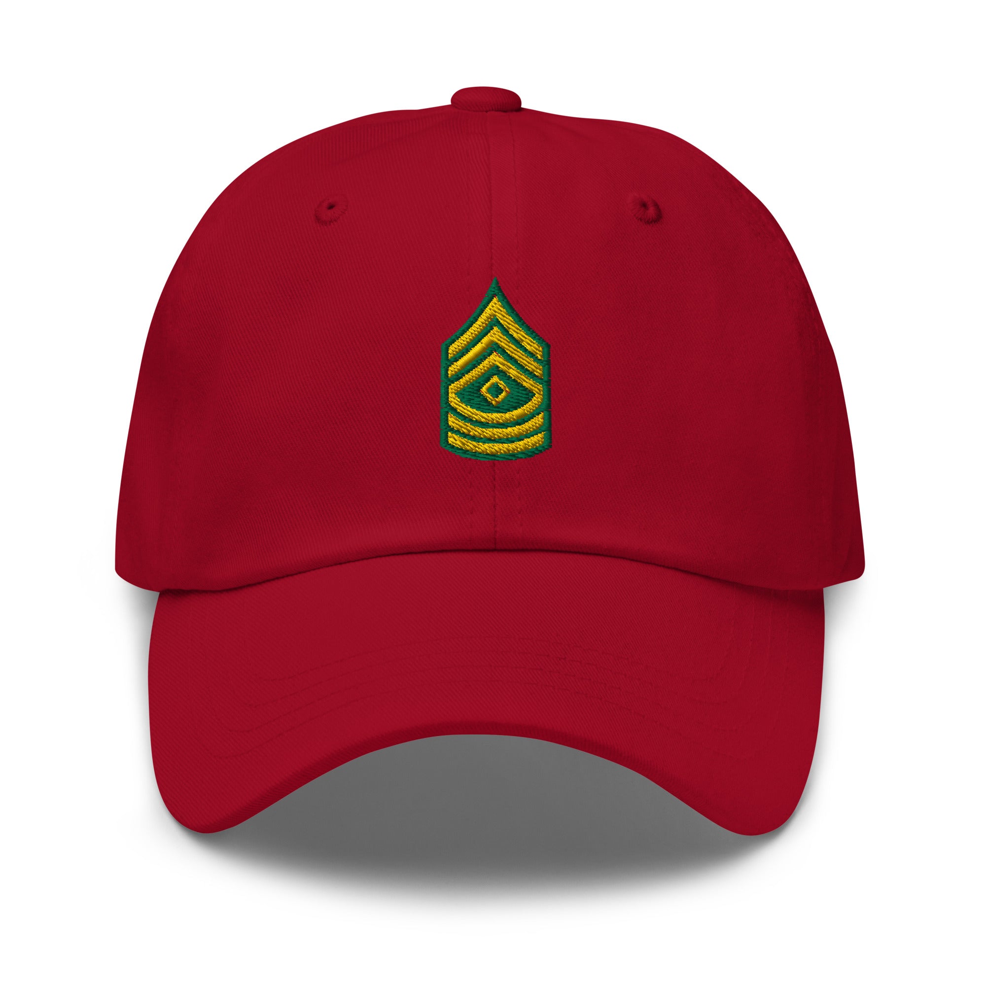 US Army E-8 First Sergeant E8 1SG Insignia Embroidered Dad Hat