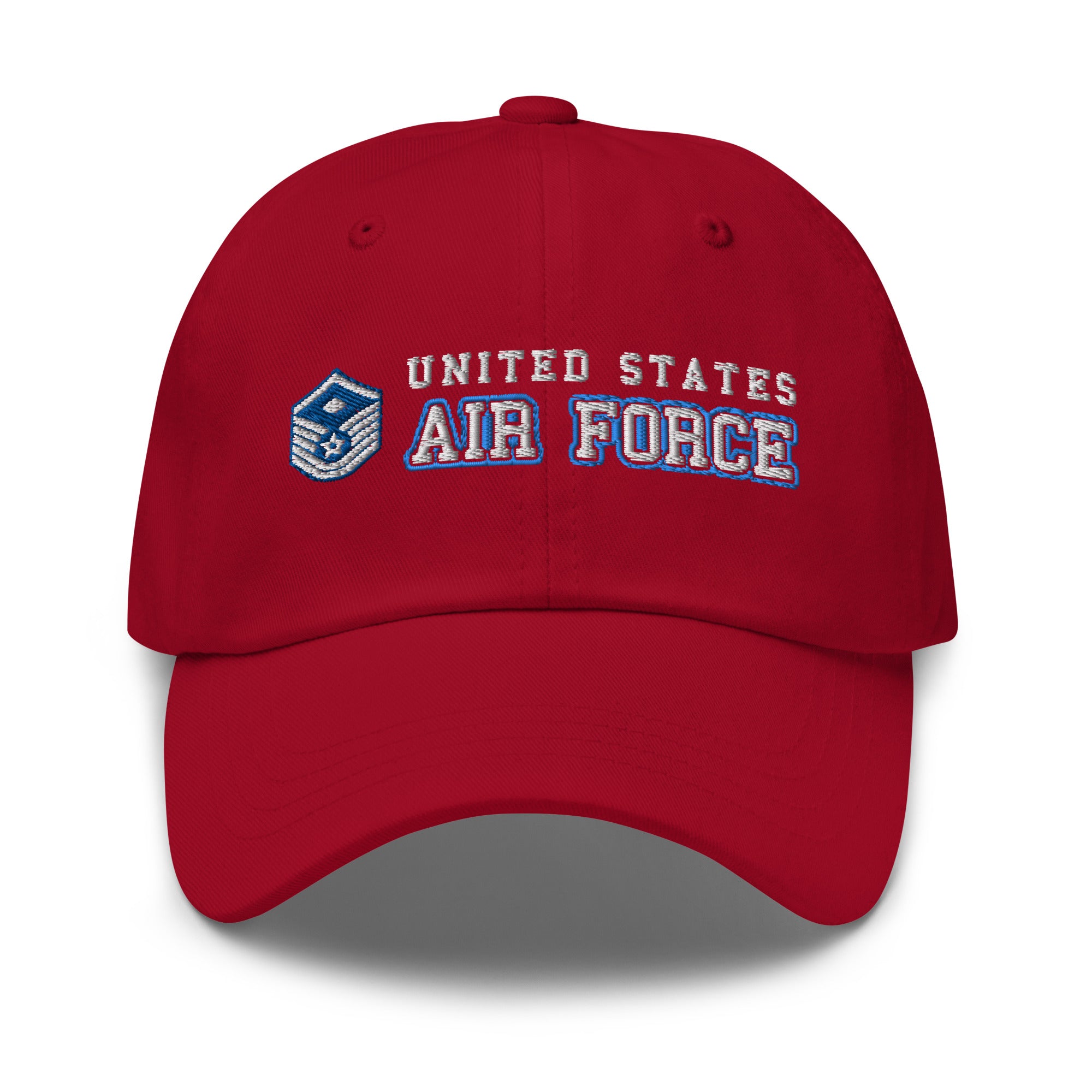 US Air Force E-7 First sergeant Ranks/Insignia Embroidered Dad Hat