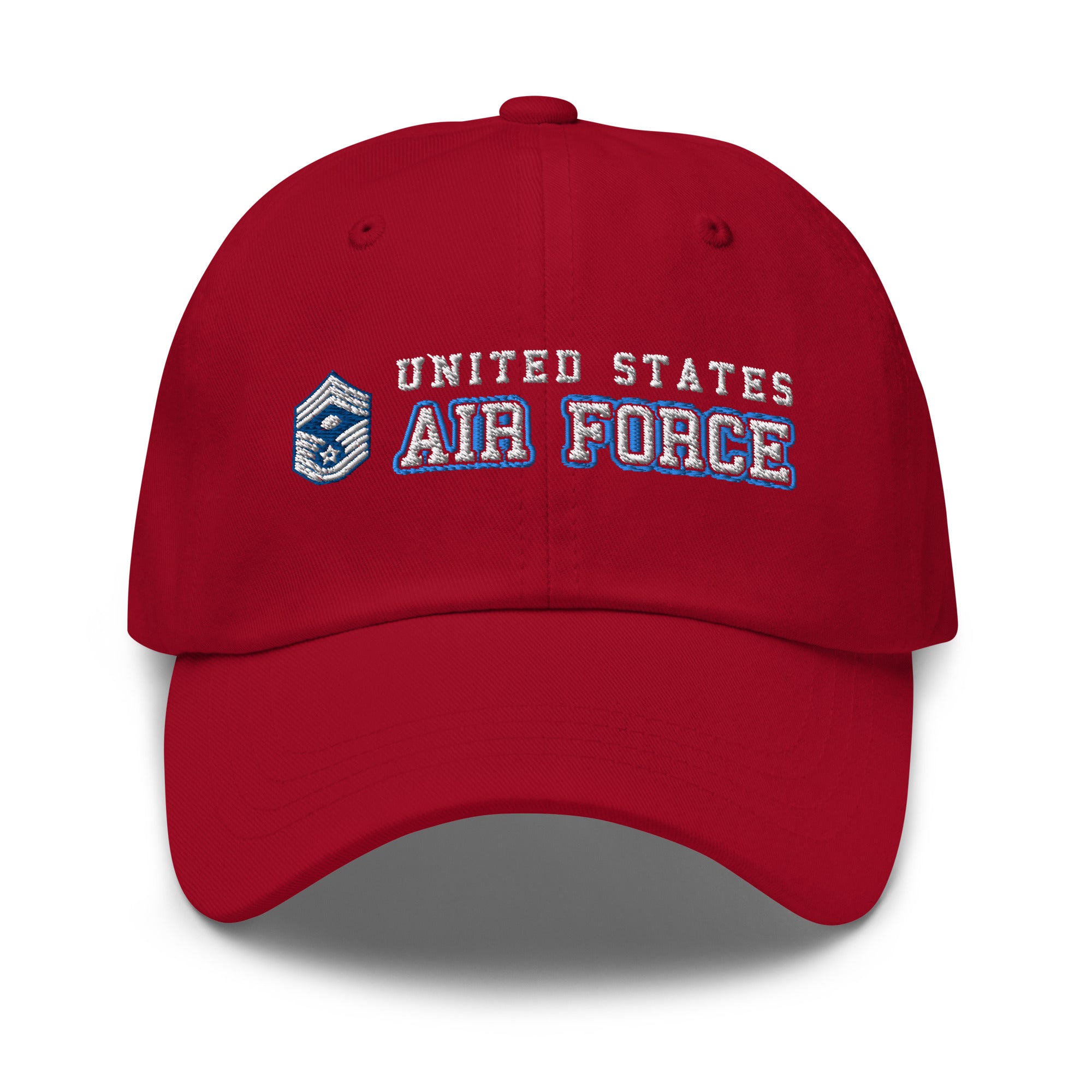 US Air Force E-9 First sergeant Ranks/Insignia Embroidered Dad Hat