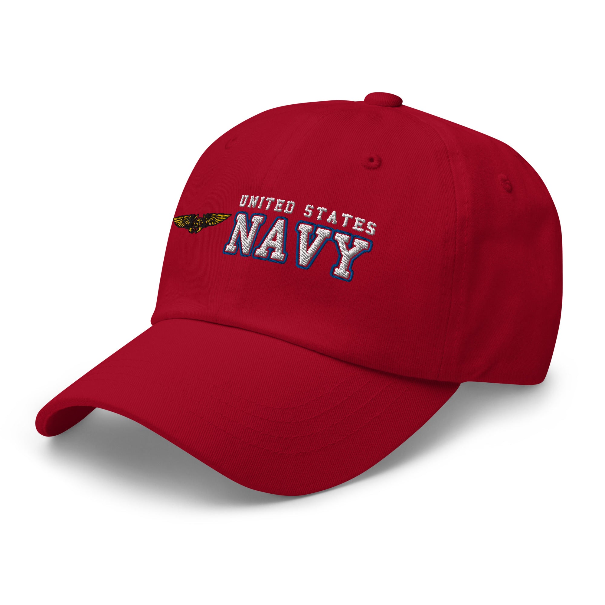 US Navy Naval Flight Officer Ranks/Insignia Embroidered Dad Hat