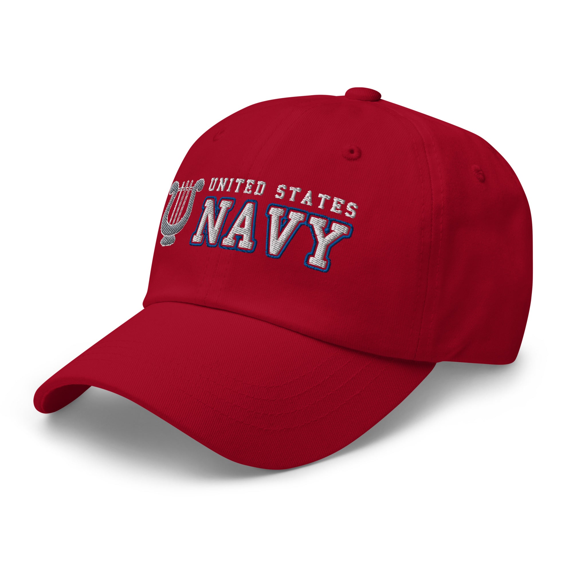 US Navy Musician Navy MU Ranks/Insignia Embroidered Dad Hat