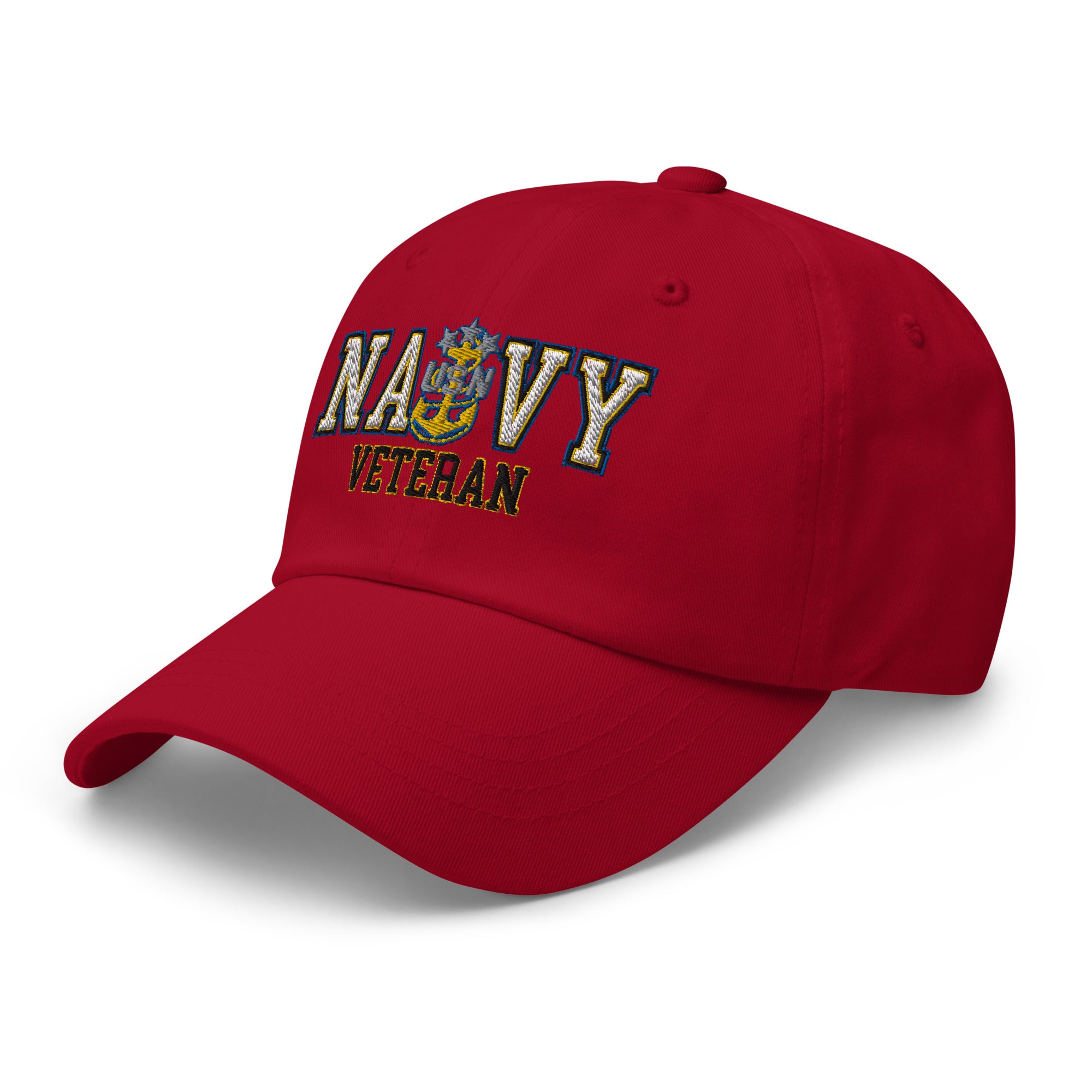 US Navy E-9 MCPON Senior Enlisted Advisor Veteran Embroidered Dad Hat