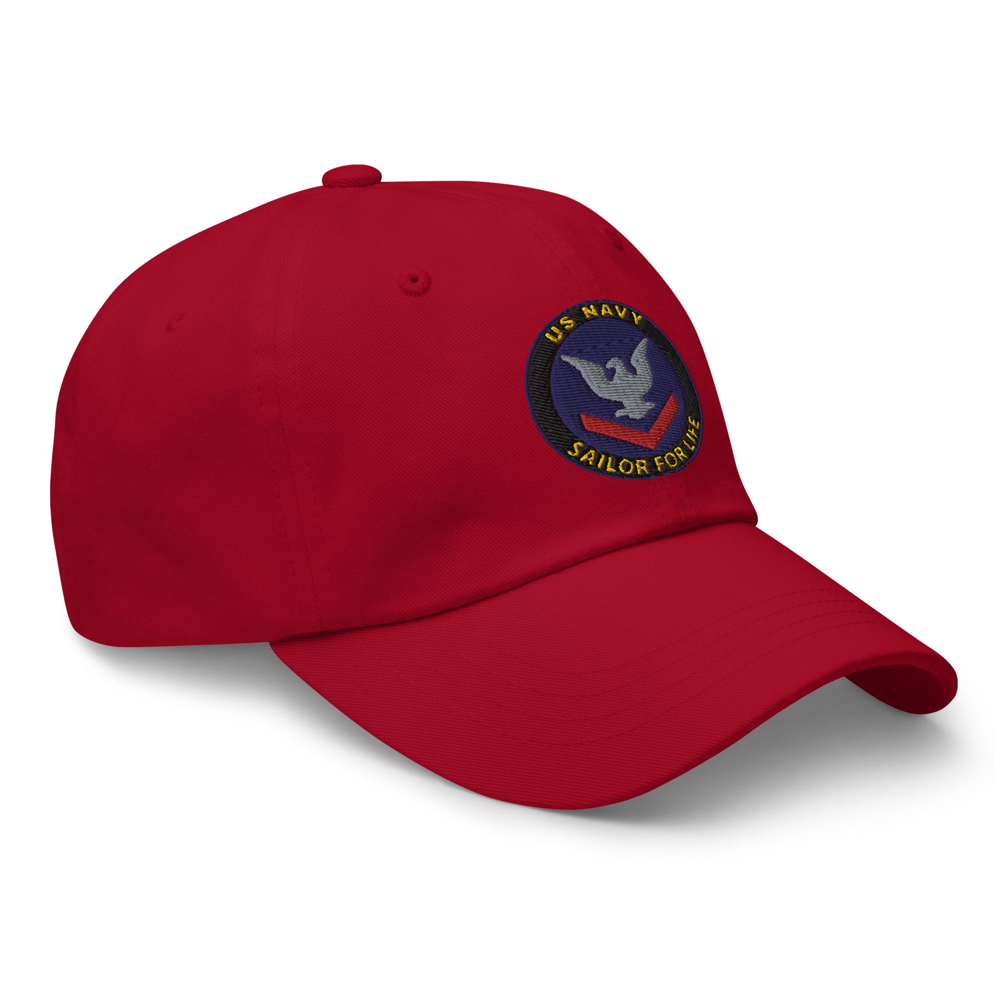 US Navy E-4 Sailor For Life Embroidered Dad Hat