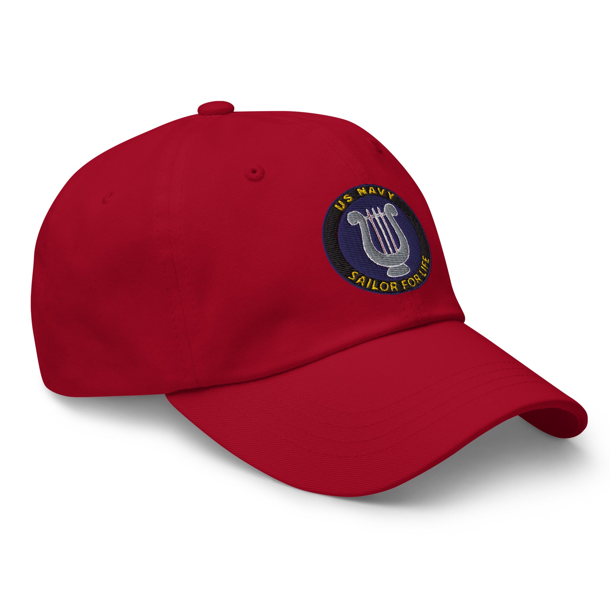 US Navy Musician Navy MU Sailor For Life Embroidered Dad Hat