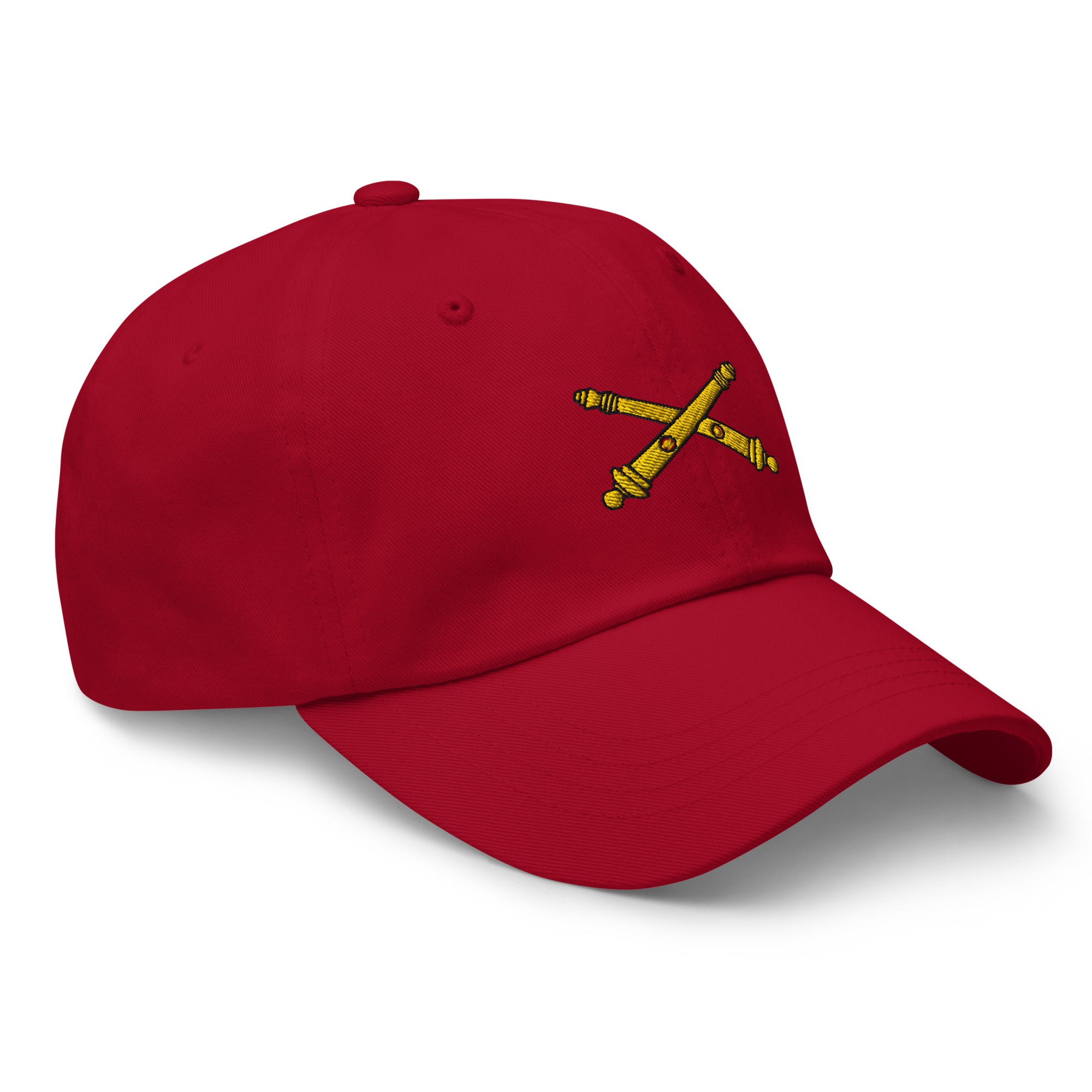 US Army Field Artillery Insignia Embroidered Dad Hat