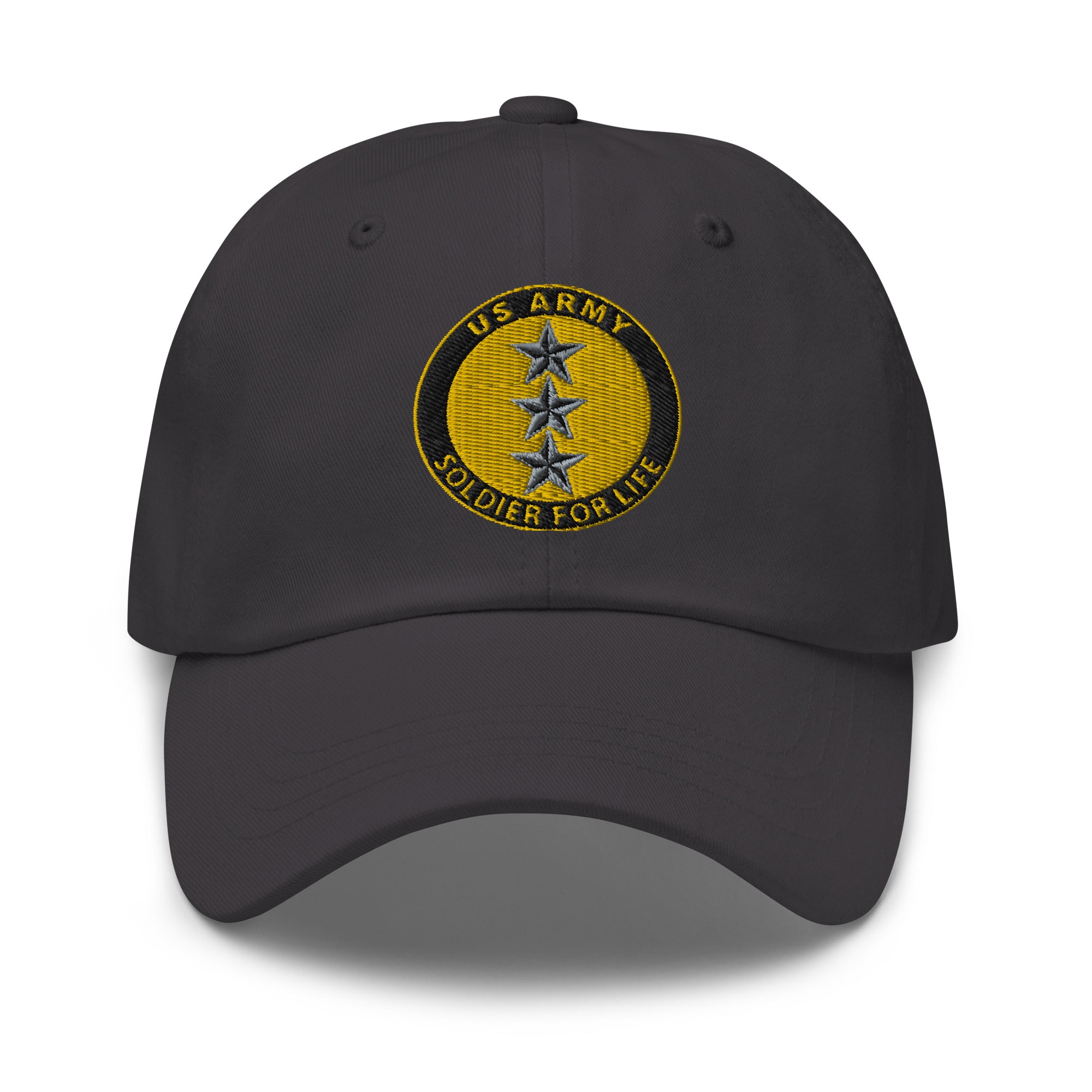 US Army O-9 Lieutenant General O9 LTG General Officer  Soldier For Life Embroidered Dad Hat