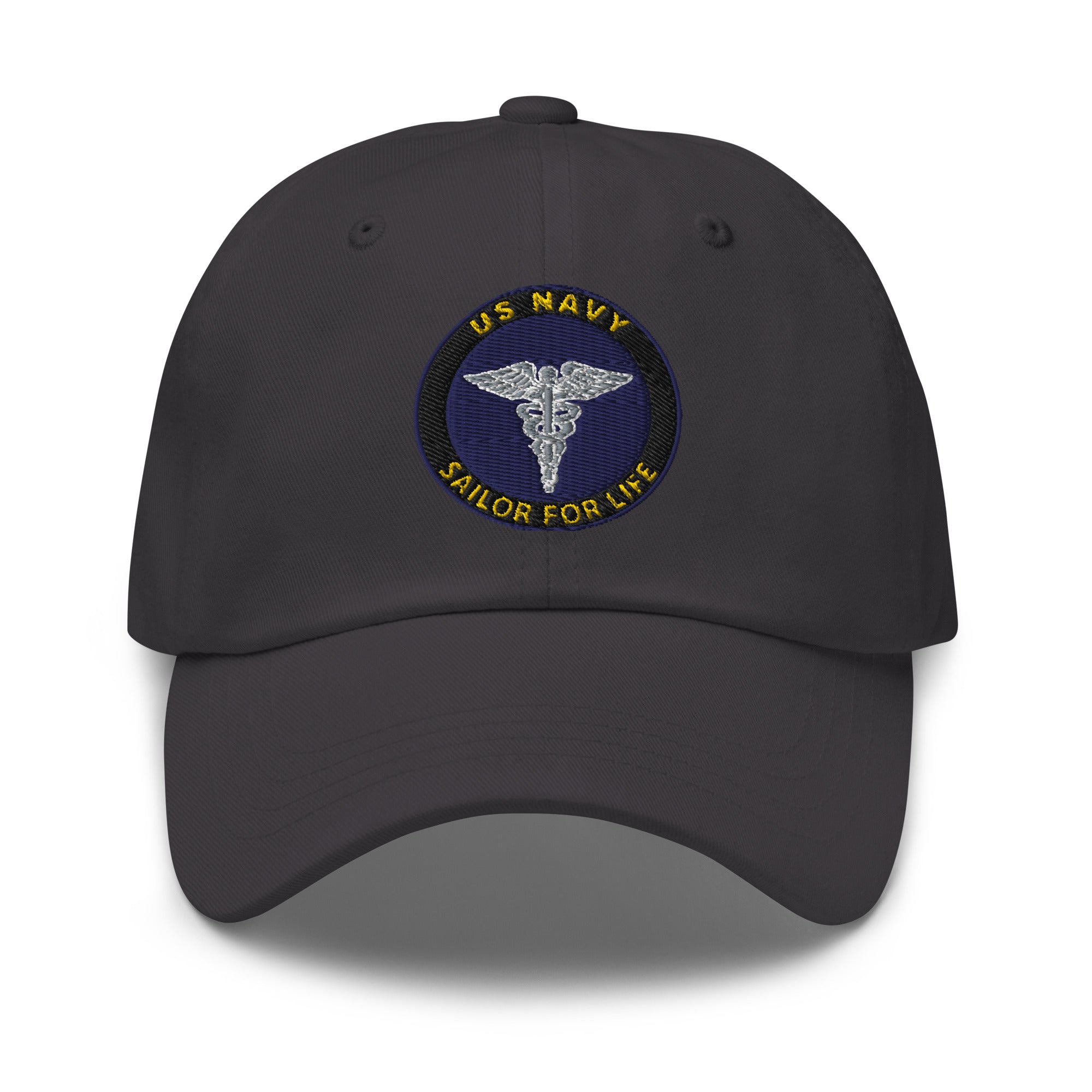 US Navy Hospital Corpsman Navy HM Sailor For Life Embroidered Dad Hat