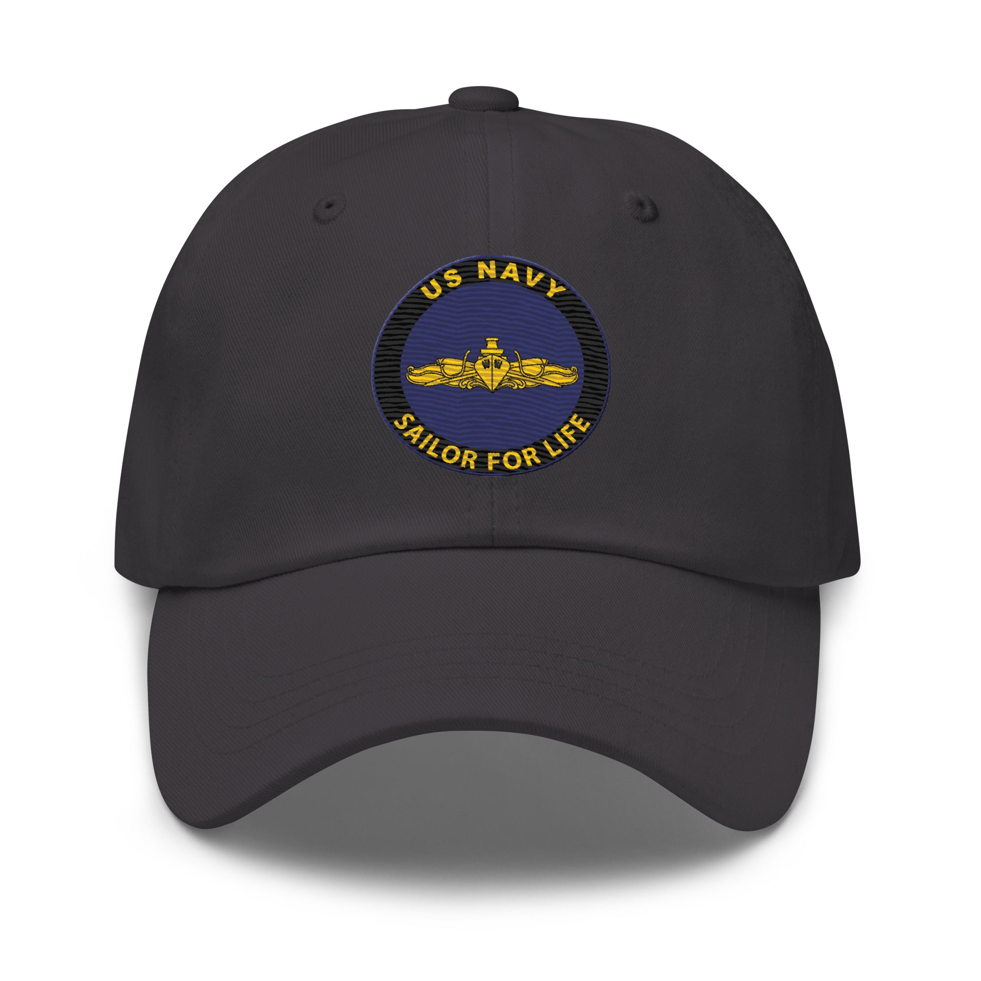 US Navy Surface Warfare Officer Sailor For Life Embroidered Dad Hat