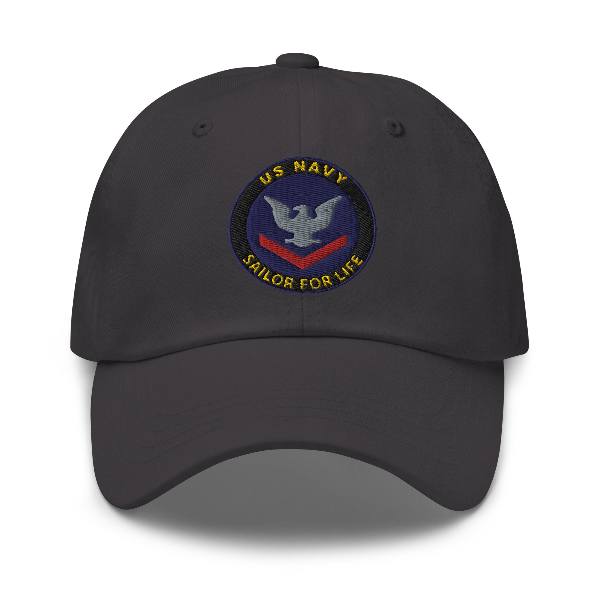 US Navy E-4 Sailor For Life Embroidered Dad Hat