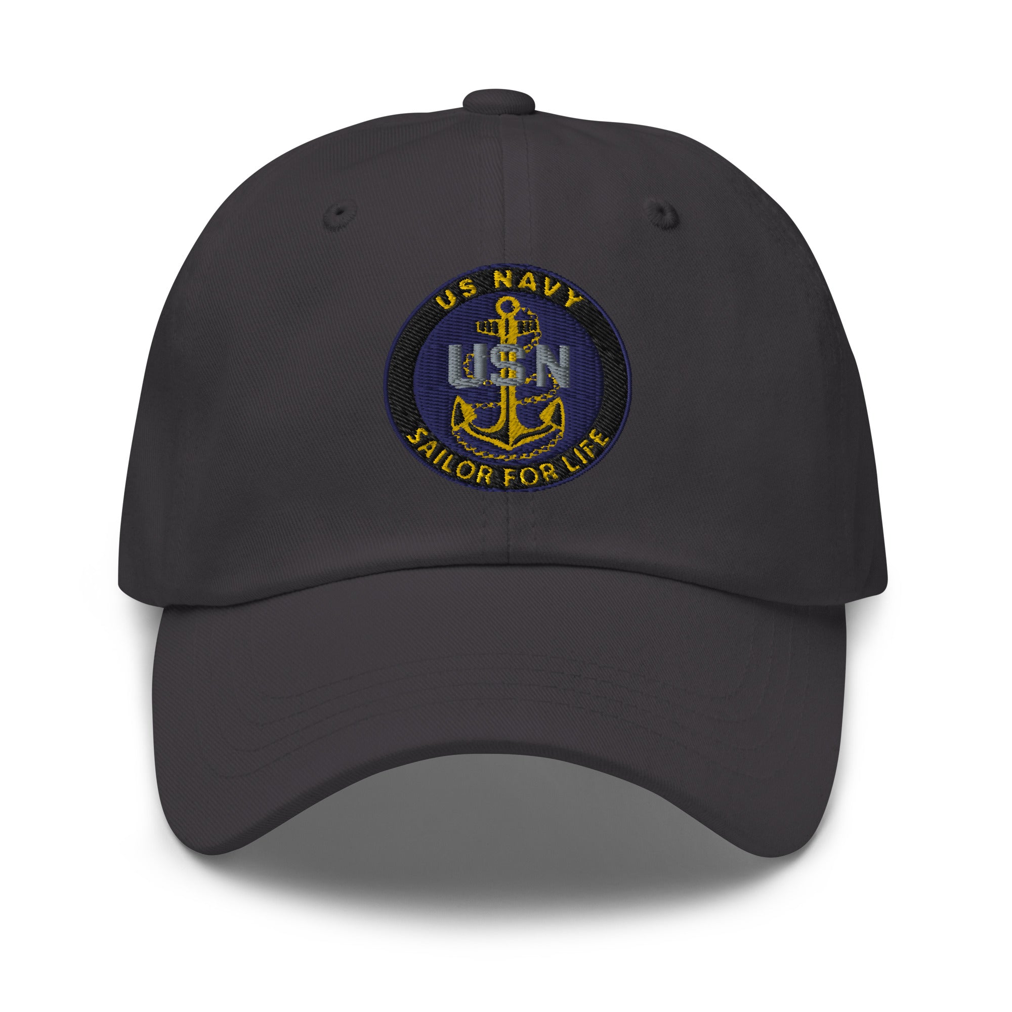 US Navy E-7 Sailor For Life Embroidered Dad Hat