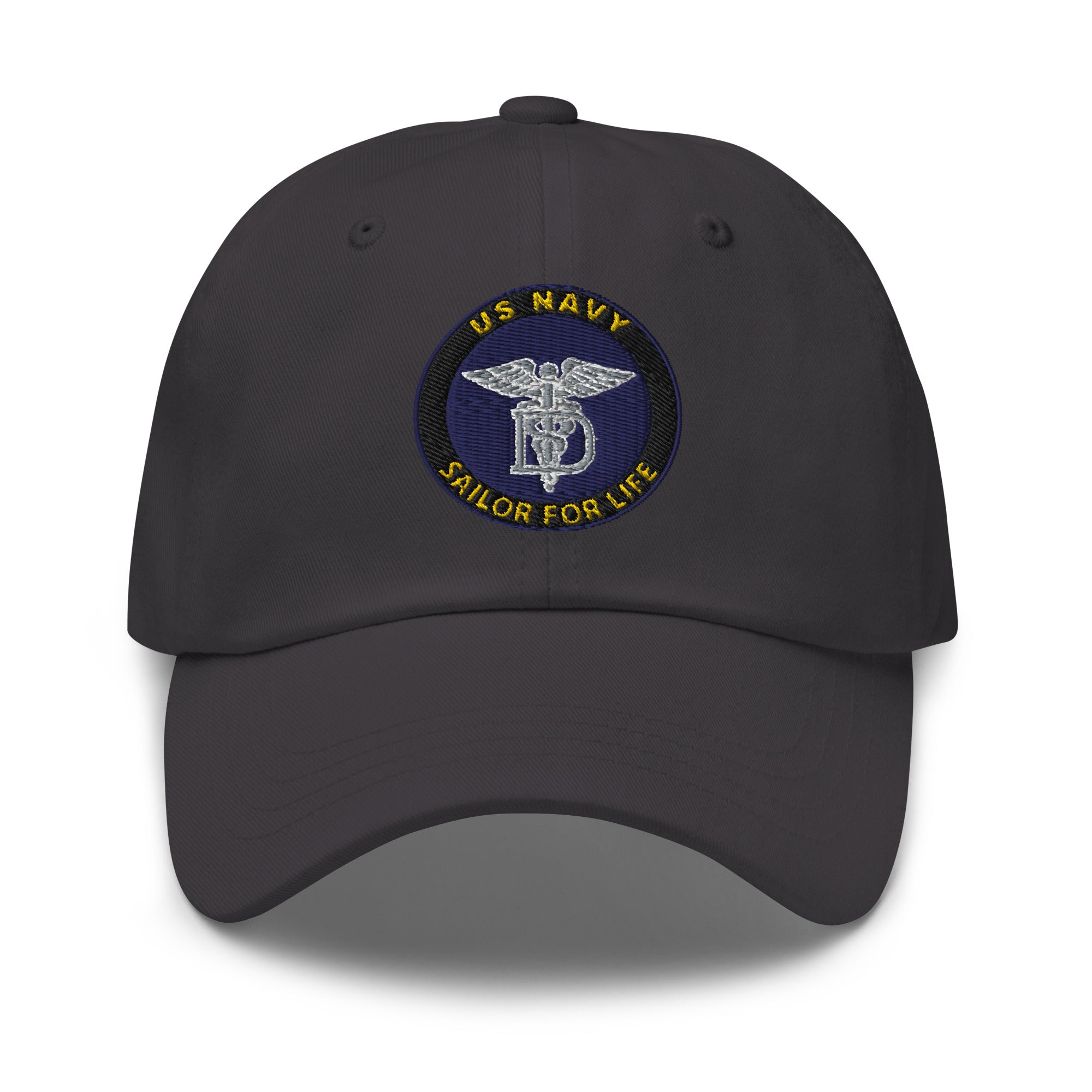 US Navy Dental Technician Navy DT Sailor For Life Embroidered Dad Hat