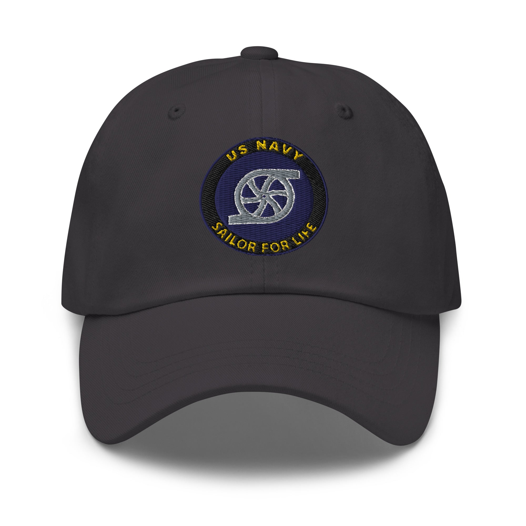 US Navy Gas Turbine Systems Technician Navy GS Sailor For Life Embroidered Dad Hat