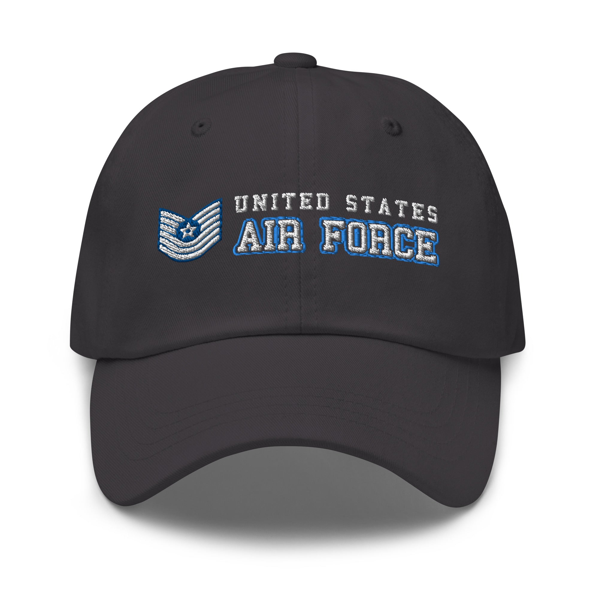 US Air Force E-7 Old Style Ranks/Insignia Embroidered Dad Hat