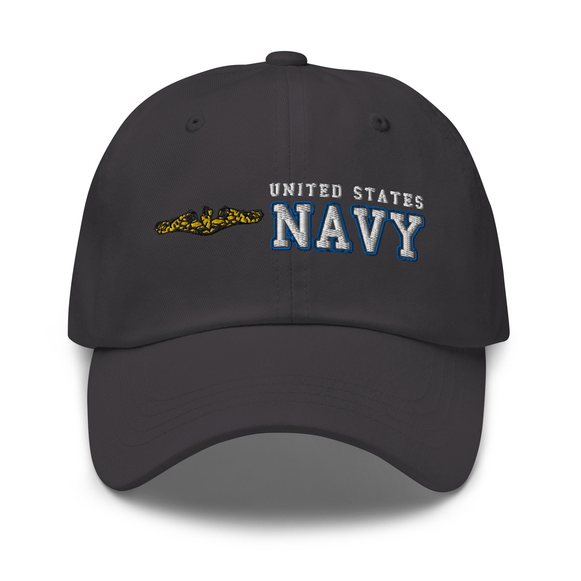 US Navy Submarine Officer Ranks/Insignia Embroidered Dad Hat