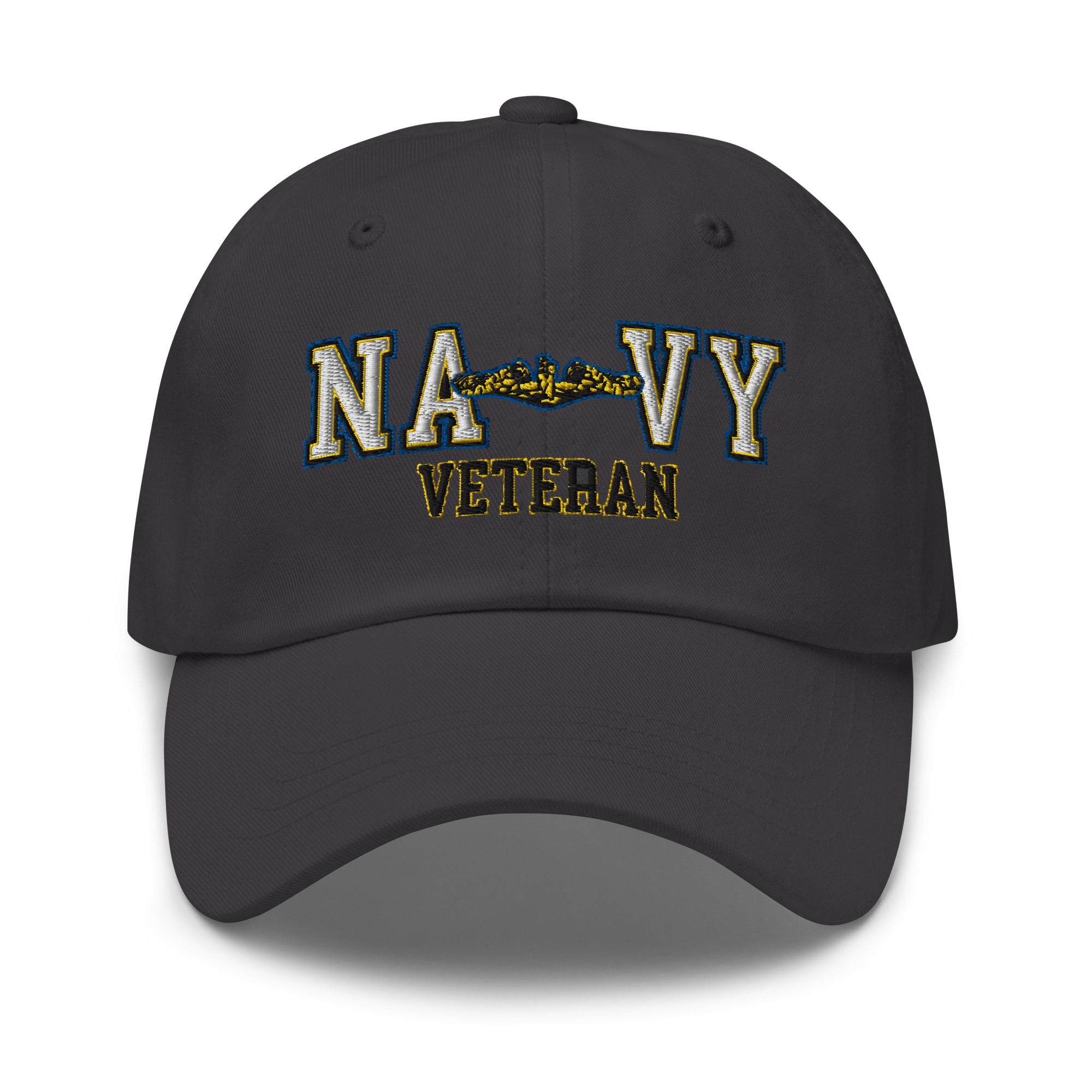 US Navy Submarine Officer Veteran Embroidered Dad Hat