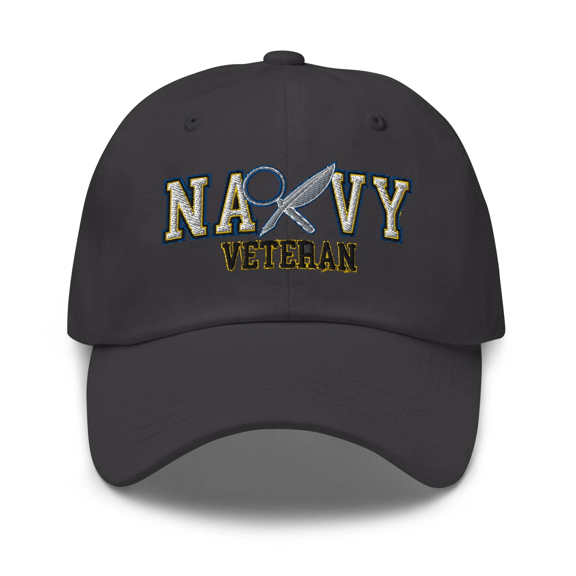 US Navy Intelligence Specialist Navy IS Veteran Embroidered Dad Hat