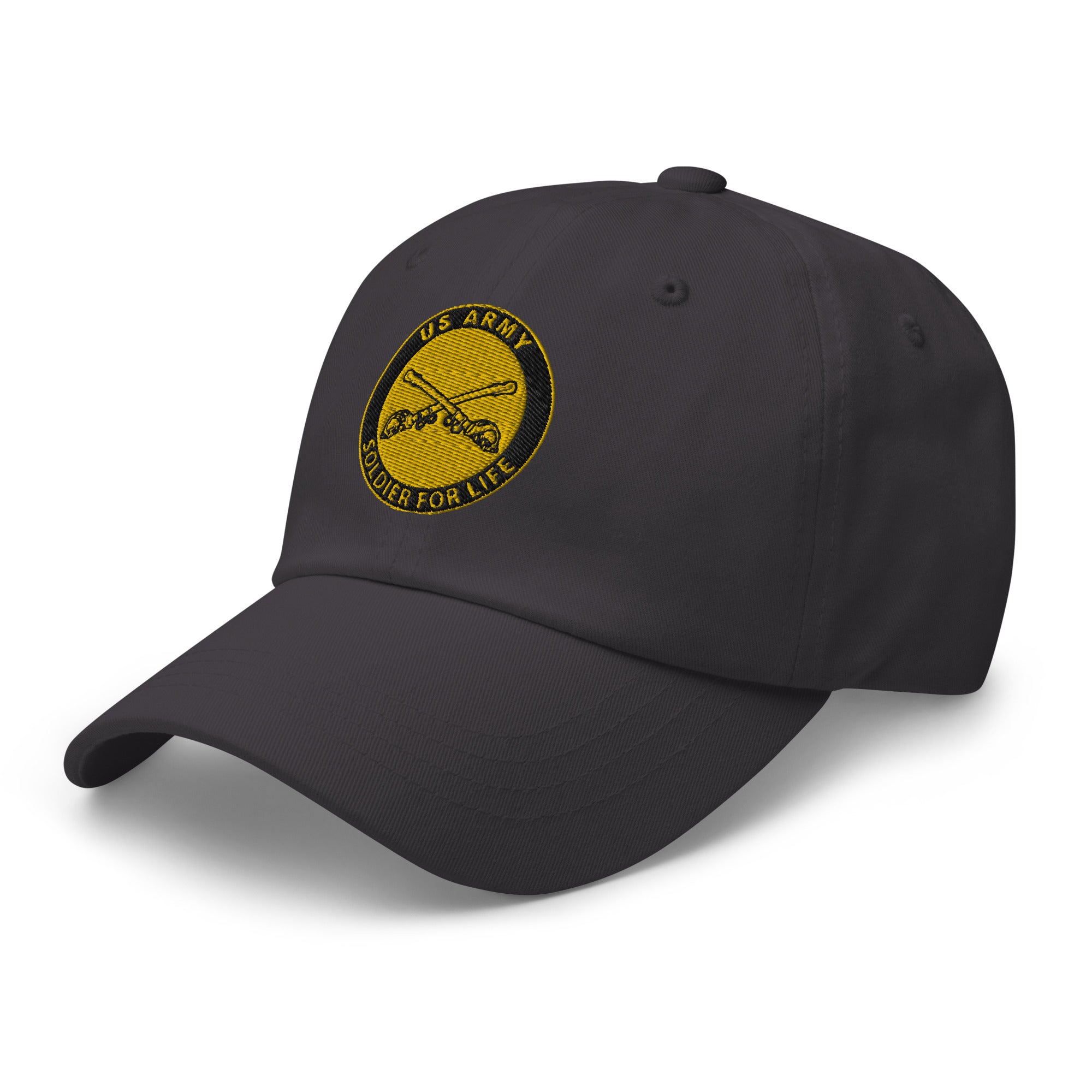 US Army Cavalry Soldier For Life Embroidered Dad Hat