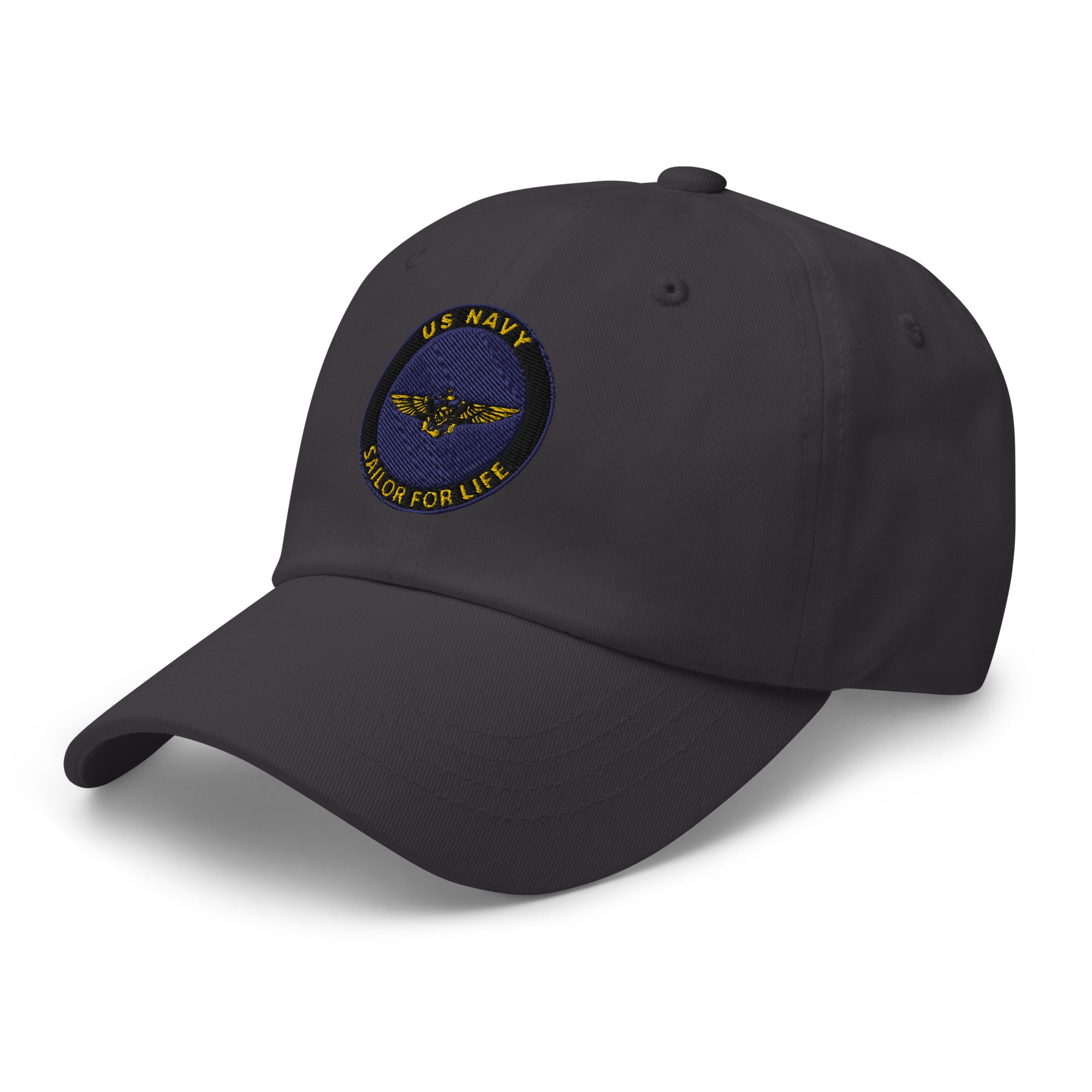 US Navy Naval Astronaut Sailor For Life Embroidered Dad Hat