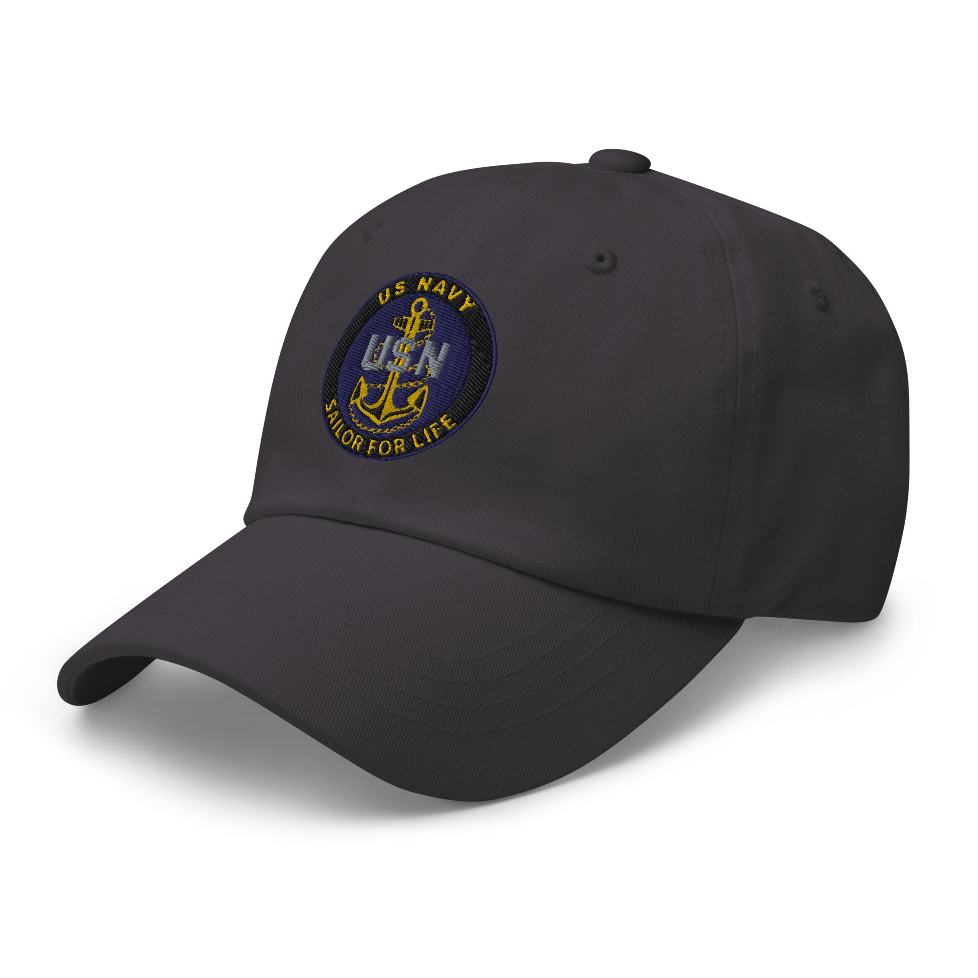 US Navy E-7 Sailor For Life Embroidered Dad Hat