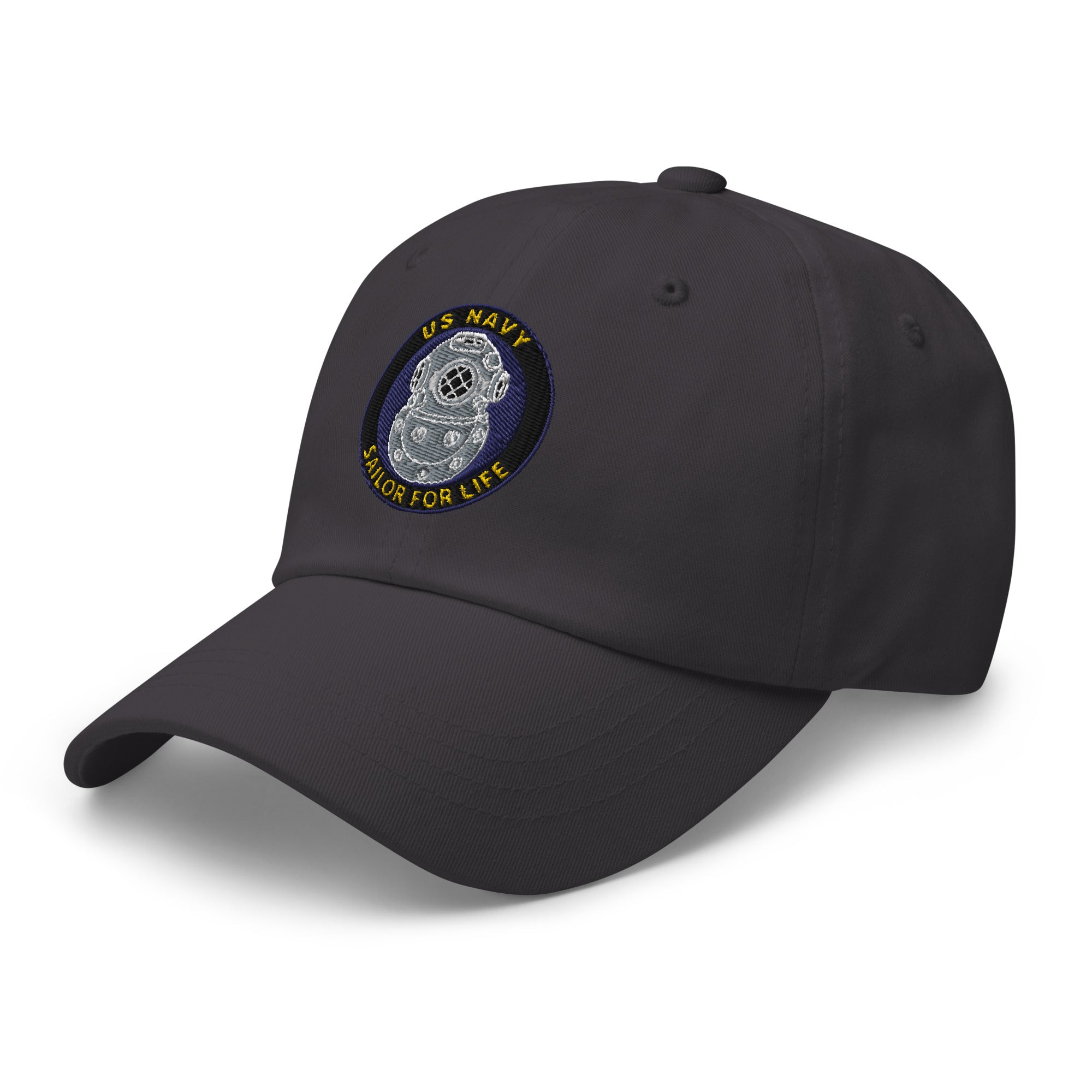 US Navy Diver Navy ND Sailor For Life Embroidered Dad Hat