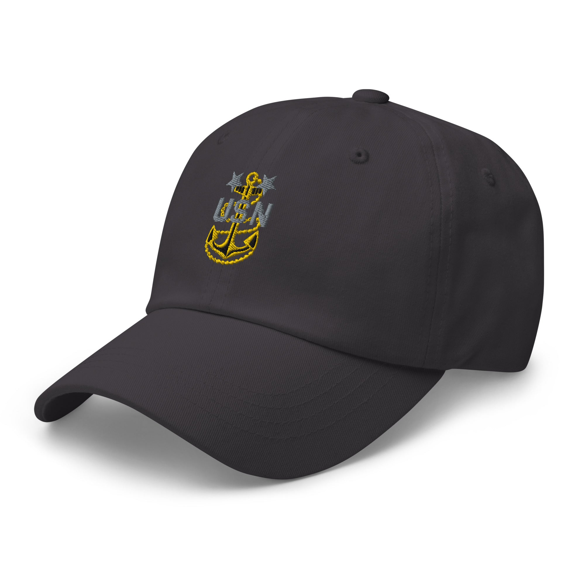 US Navy E-9 MCPO Insignia Embroidered Dad Hat