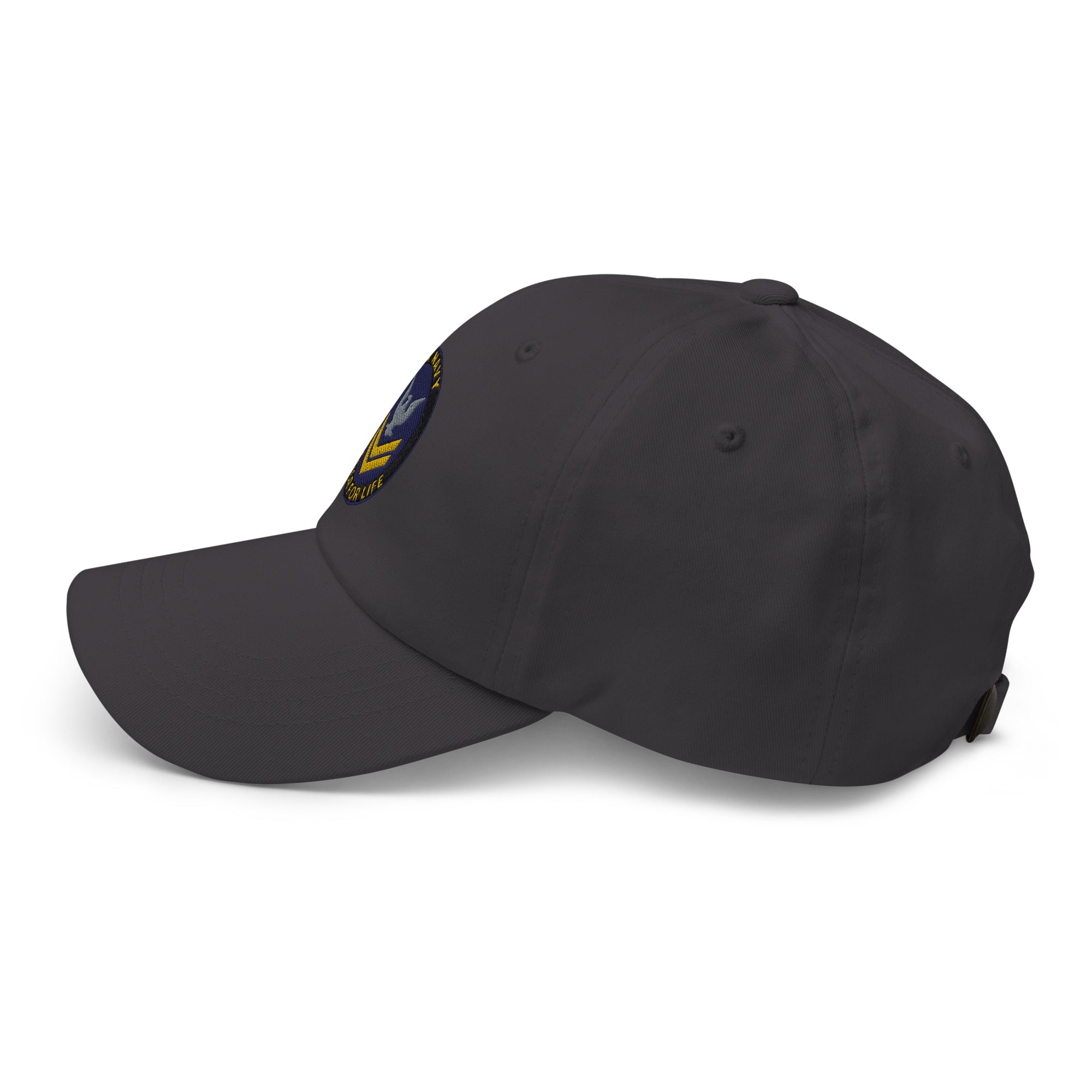 US Navy E-5 Gold Stripe Sailor For Life Embroidered Dad Hat