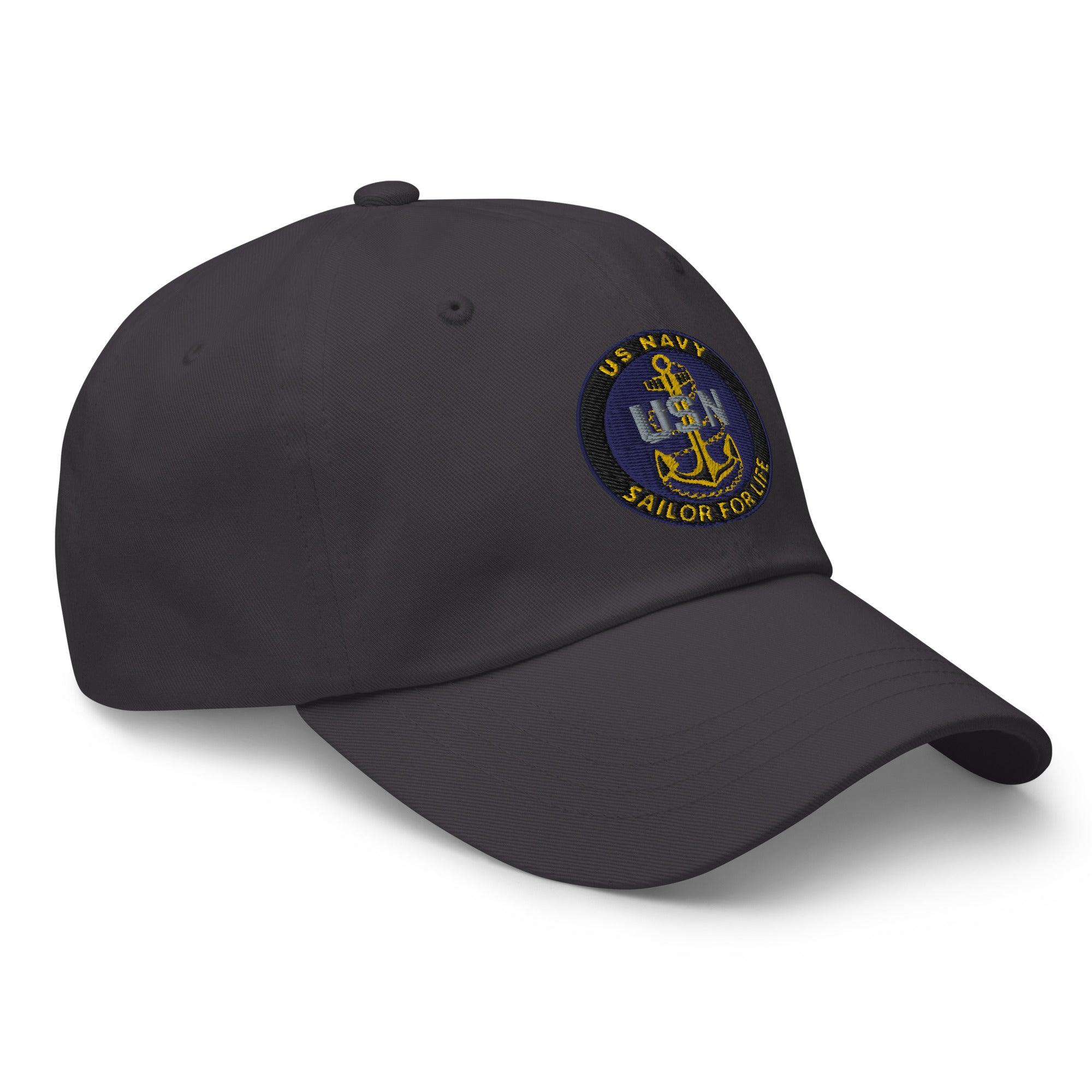 US Navy E-7 Sailor For Life Embroidered Dad Hat