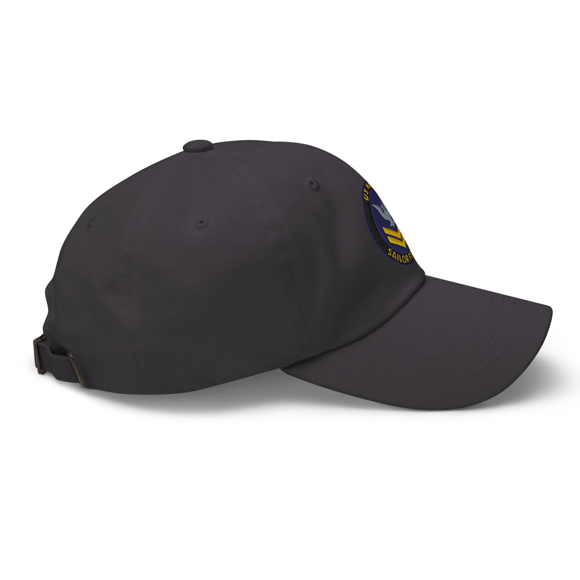 US Navy E-5 Gold Stripe Sailor For Life Embroidered Dad Hat