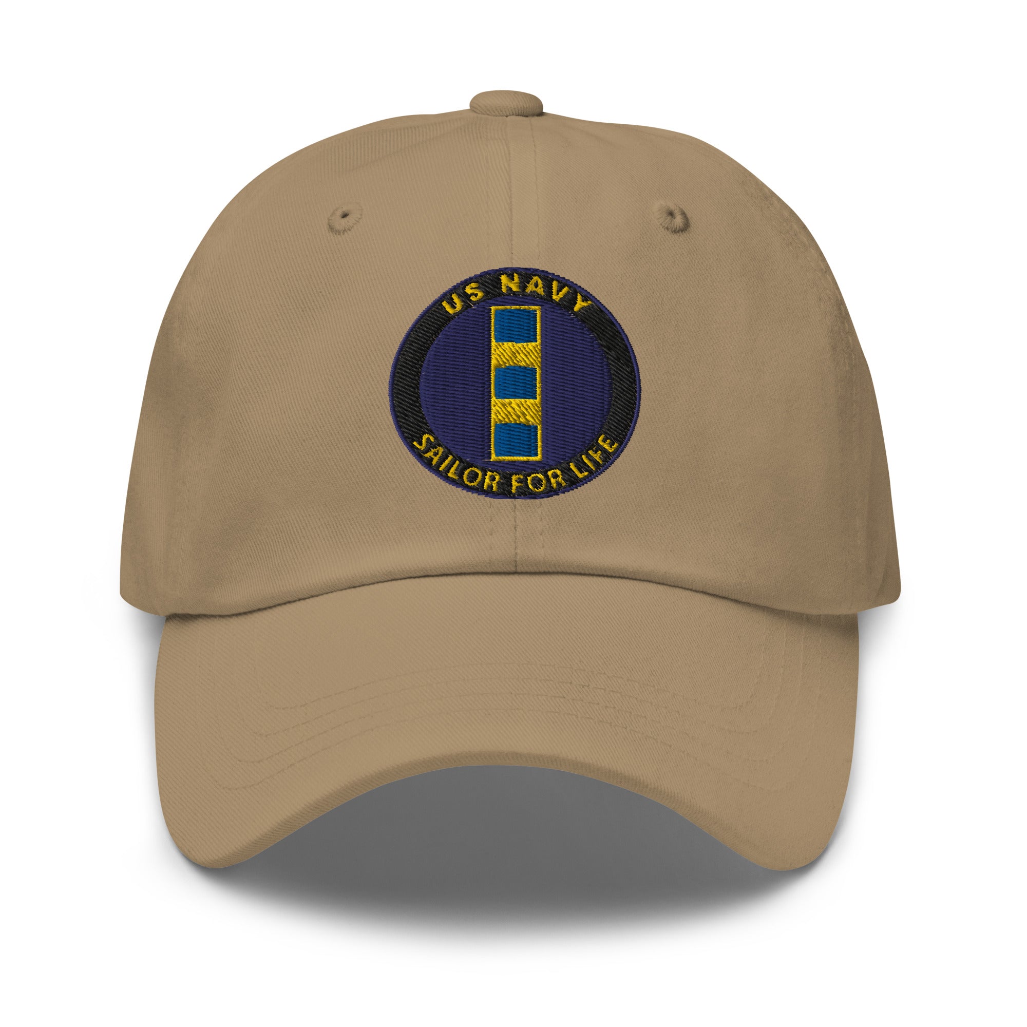 US Navy W-2 Chief Warrant Officer 2 W2 CW2 Sailor For Life Embroidered Dad Hat