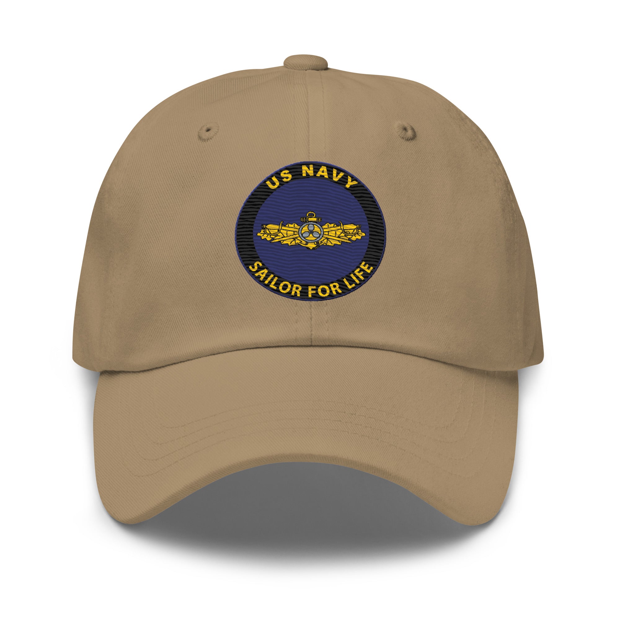 US Navy Engineering Duty Officer Sailor For Life Embroidered Dad Hat