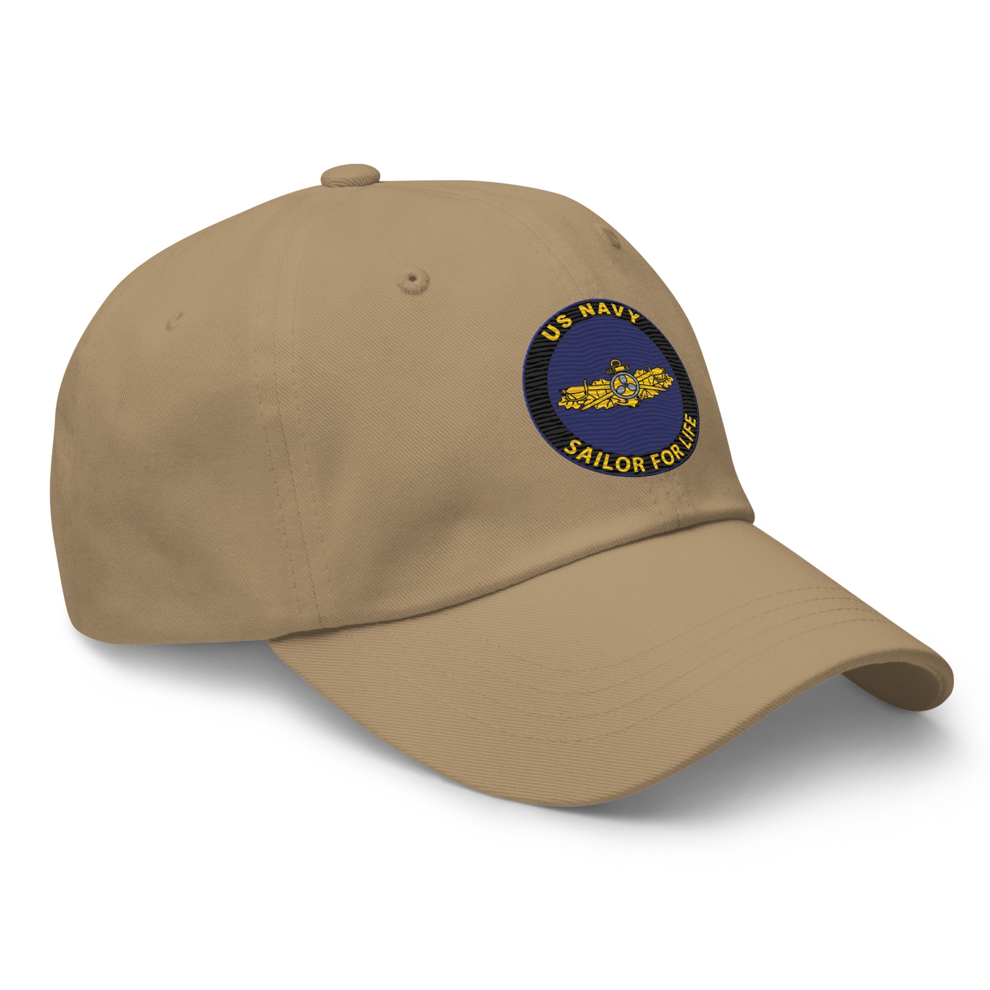 US Navy Engineering Duty Officer Sailor For Life Embroidered Dad Hat