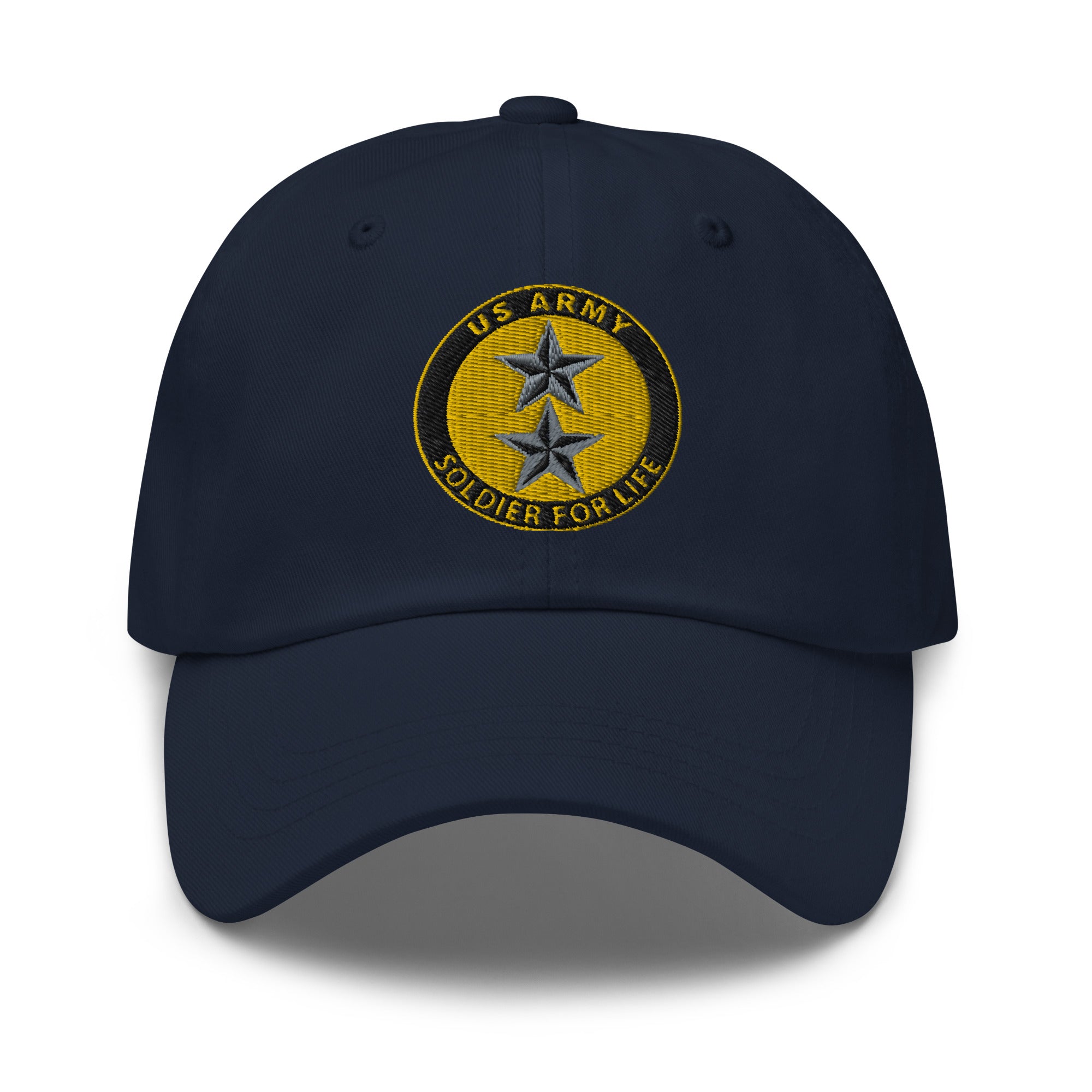 US Army O-8 Major General O8 MG General Officer  Soldier For Life Embroidered Dad Hat