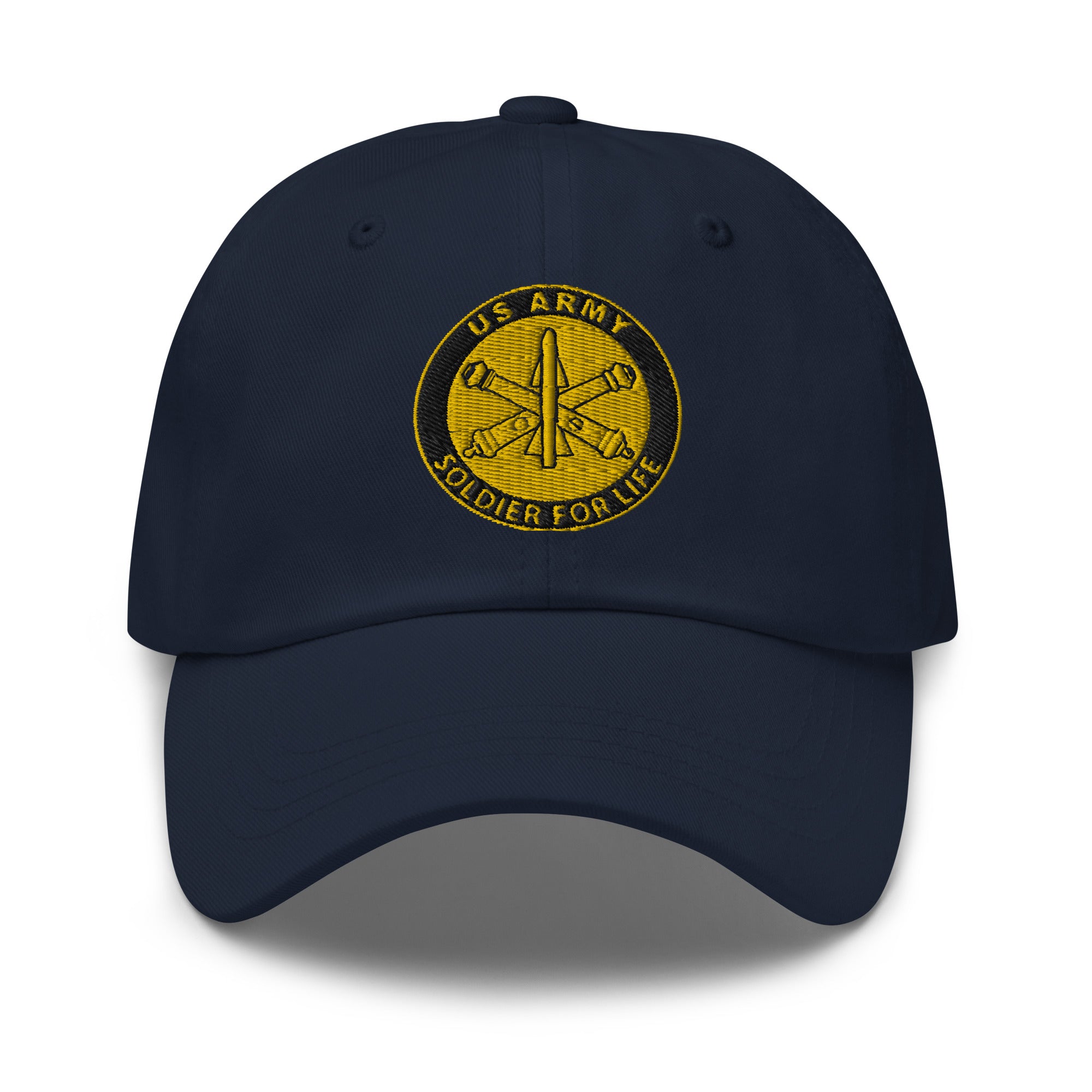 US Army Air Defense Artillery Soldier For Life Embroidered Dad Hat