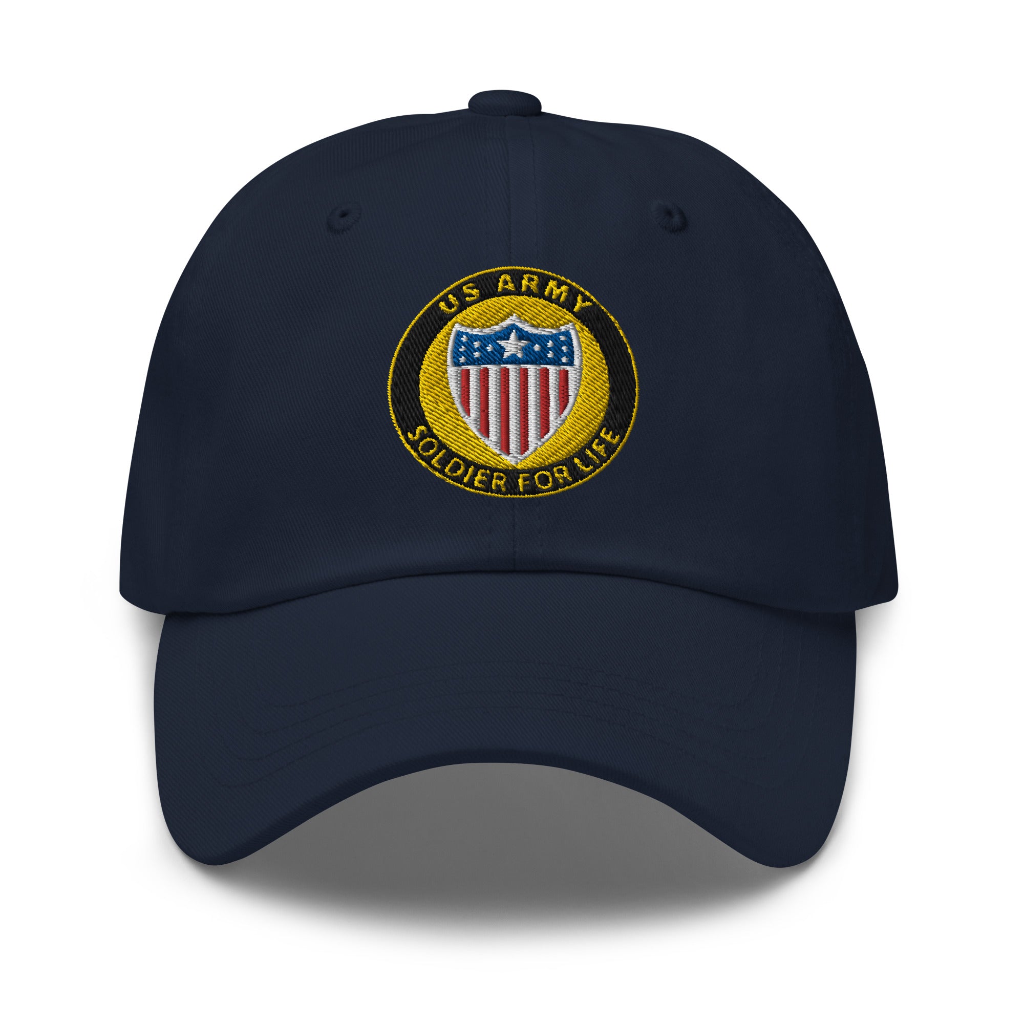 US Army Adjutant General Soldier For Life Embroidered Dad Hat