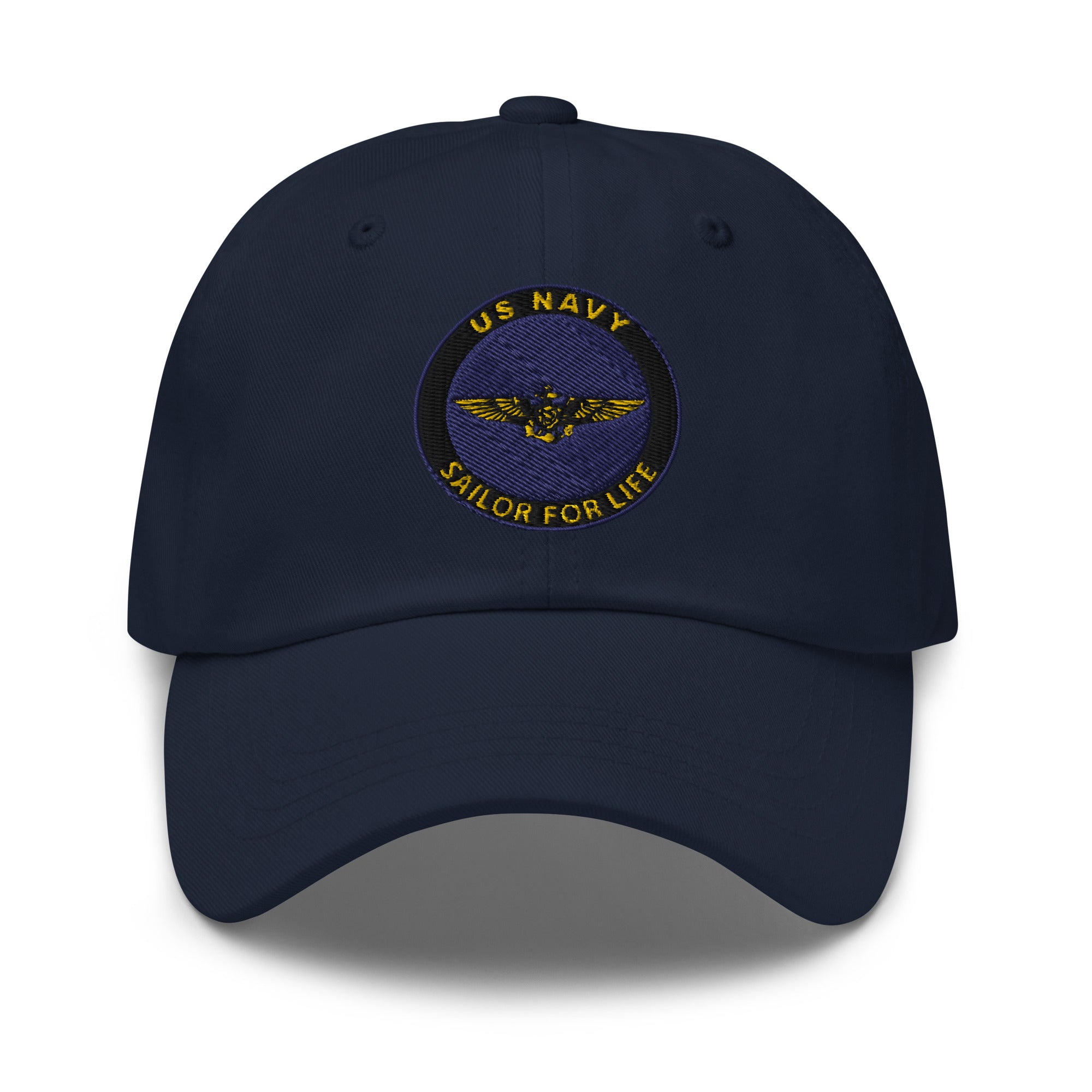 US Navy Naval Astronaut Sailor For Life Embroidered Dad Hat