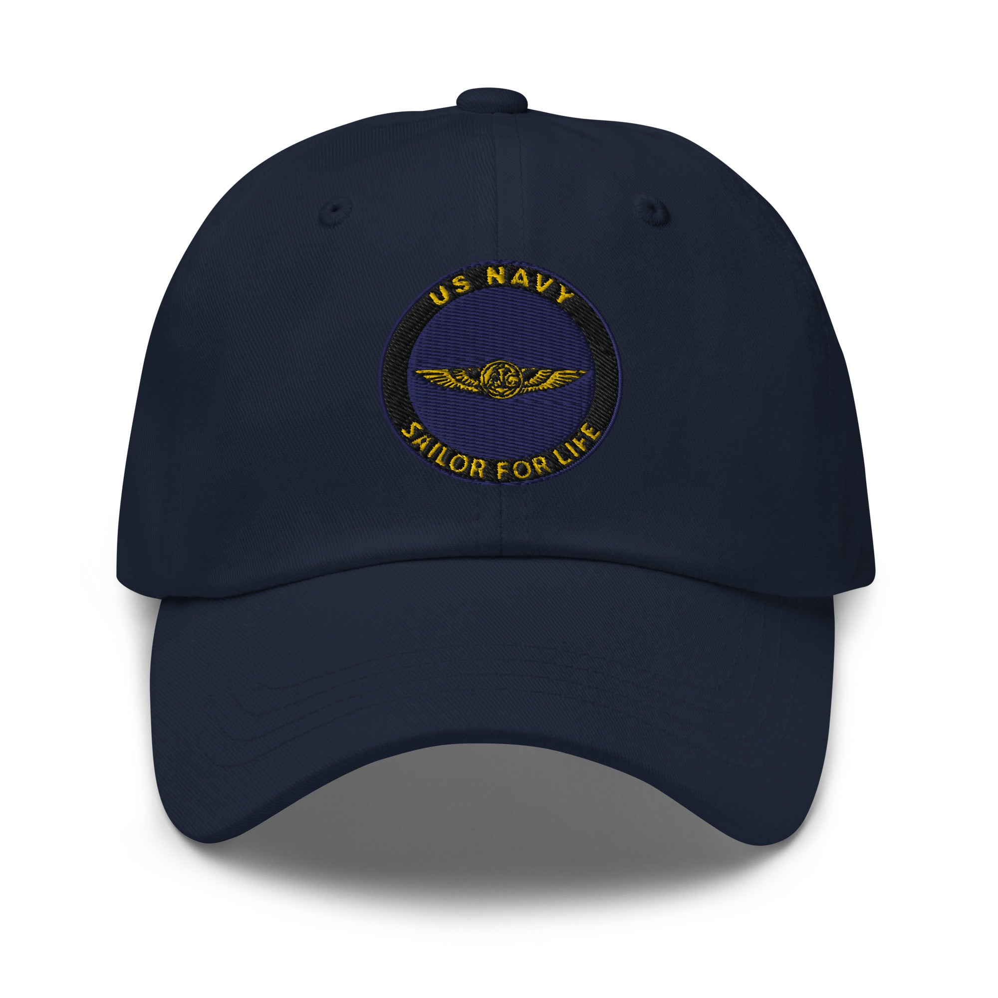 US Navy Naval Aircrew Warfare Specialist Sailor For Life Embroidered Dad Hat