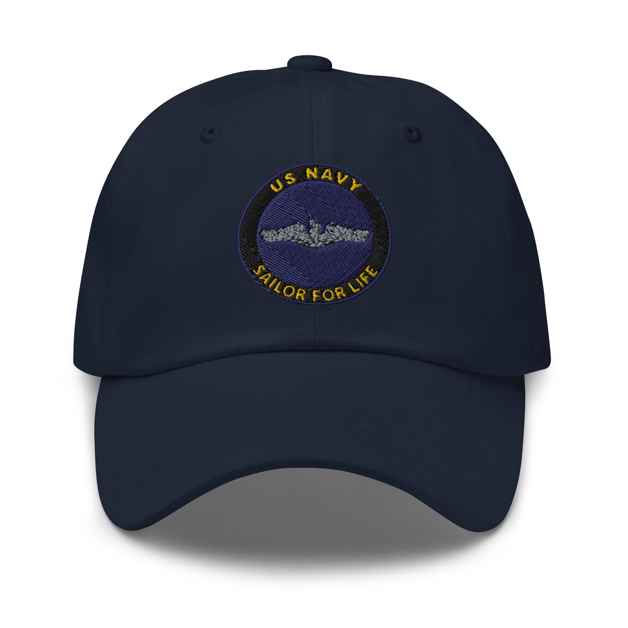 US Navy Submarine Enlisted Sailor For Life Embroidered Dad Hat