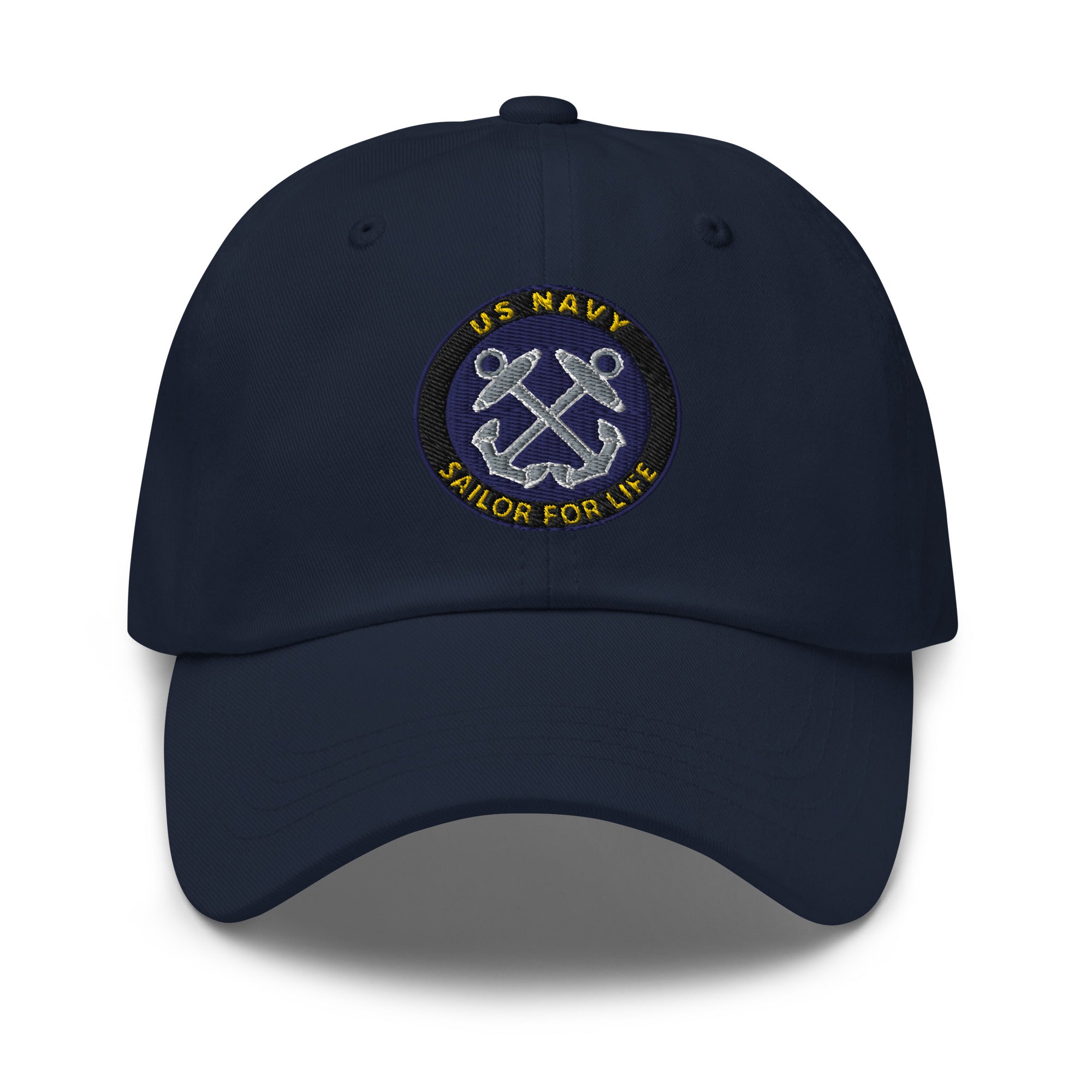 US Navy Boatswain_s Mate Navy BM Sailor For Life Embroidered Dad Hat