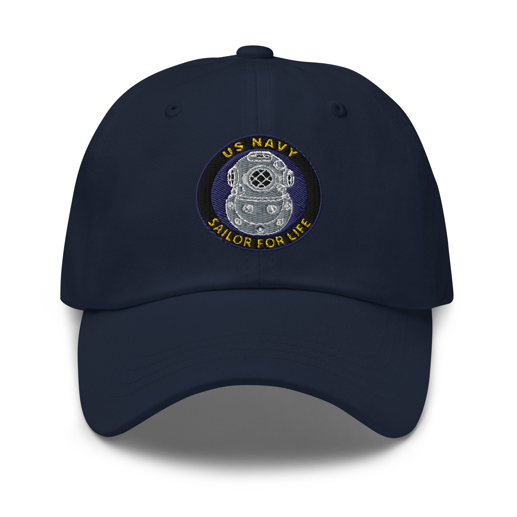 US Navy Diver Navy ND Sailor For Life Embroidered Dad Hat