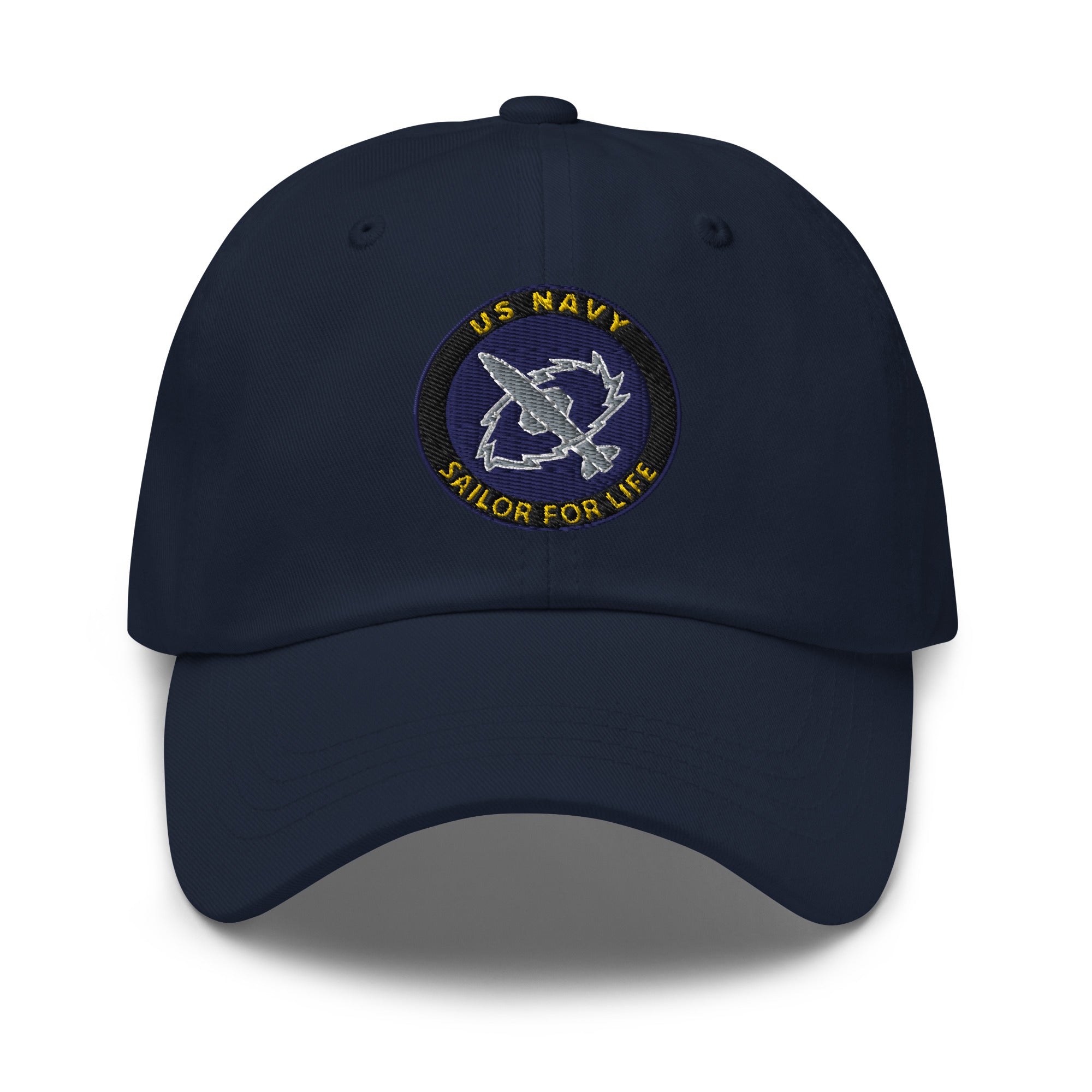 US Navy Missile Technician Navy MT Sailor For Life Embroidered Dad Hat