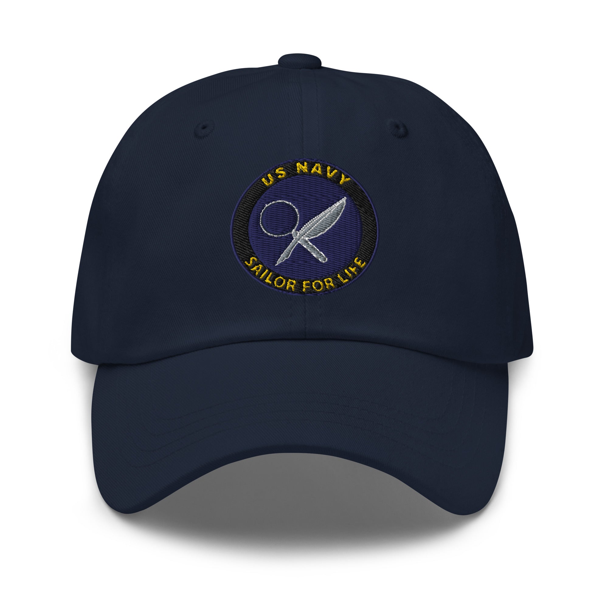 US Navy Intelligence Specialist Navy IS Sailor For Life Embroidered Dad Hat