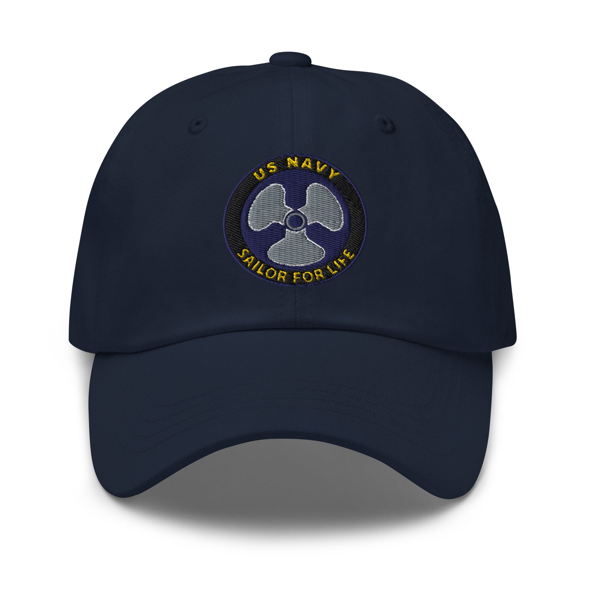 US US Navy Machinist_s Mate Navy MM Sailor For Life Embroidered Dad Hat